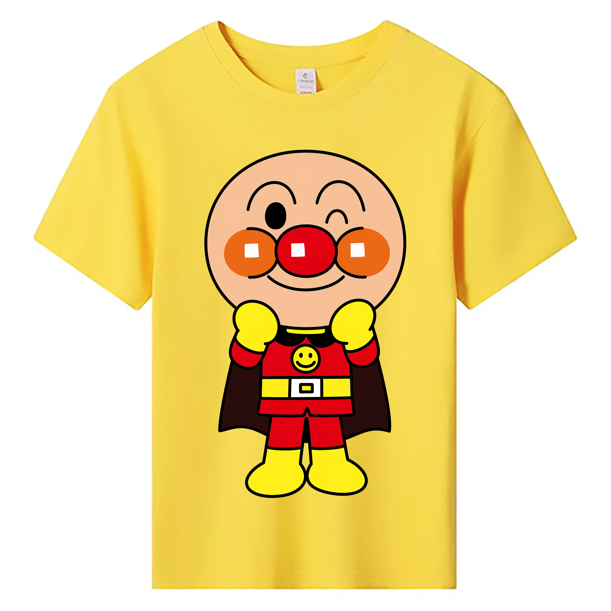 （画像用） アンパンマン Anpanman 綿100％キッズTシャツ（フロントプリント）
