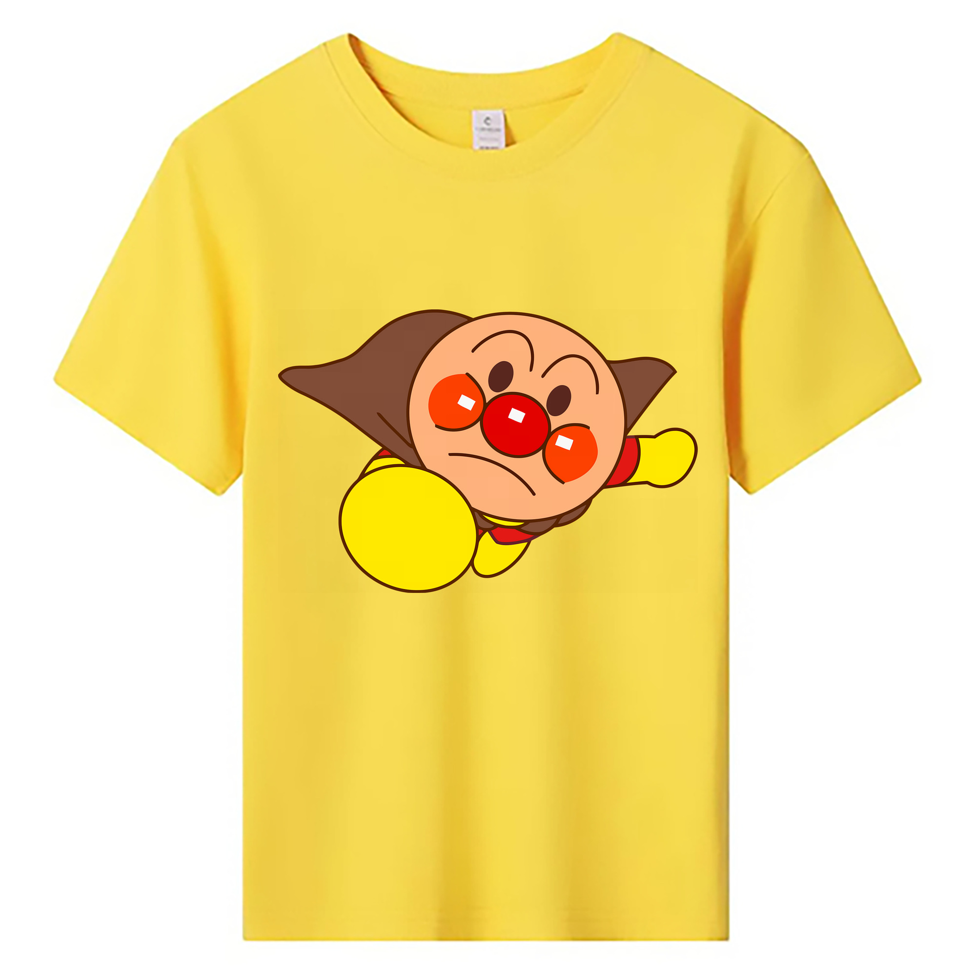 （画像用） アンパンマン Anpanman 綿100％キッズTシャツ（フロントプリント）