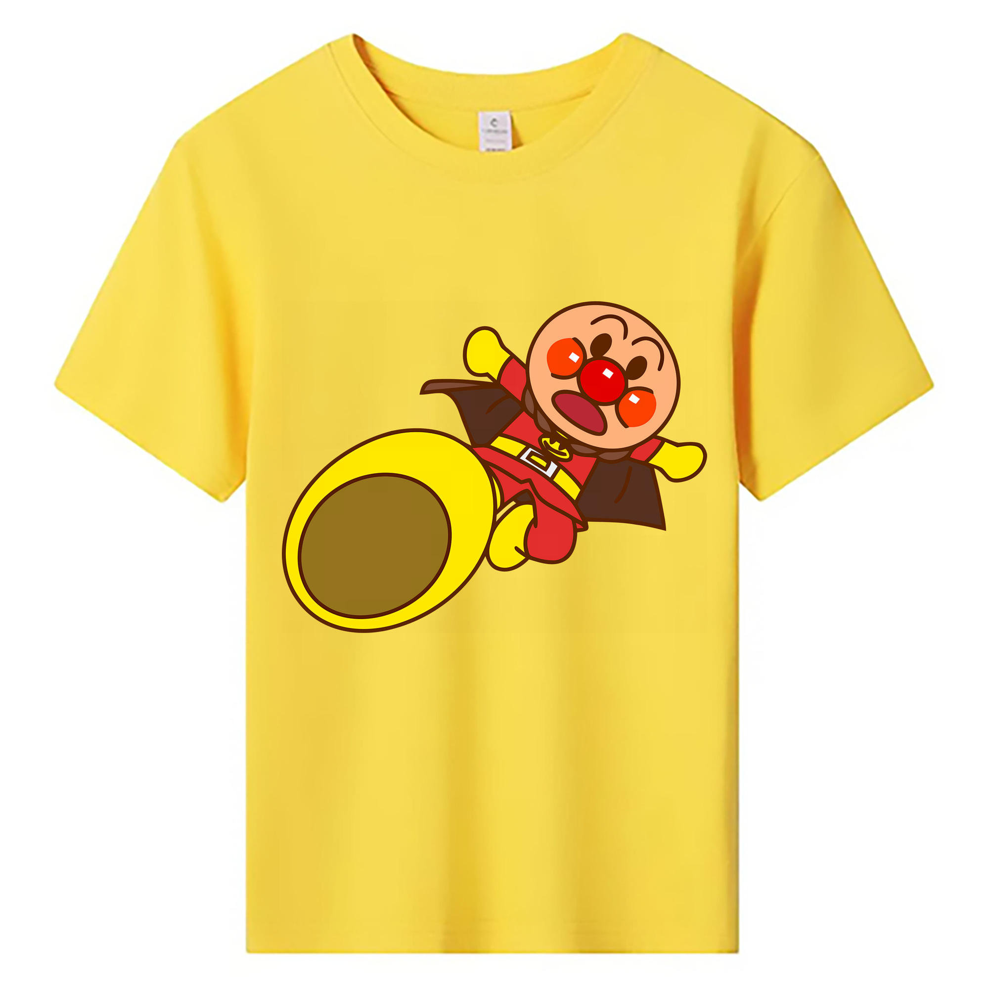 （画像用） アンパンマン Anpanman 綿100％キッズTシャツ（フロントプリント）