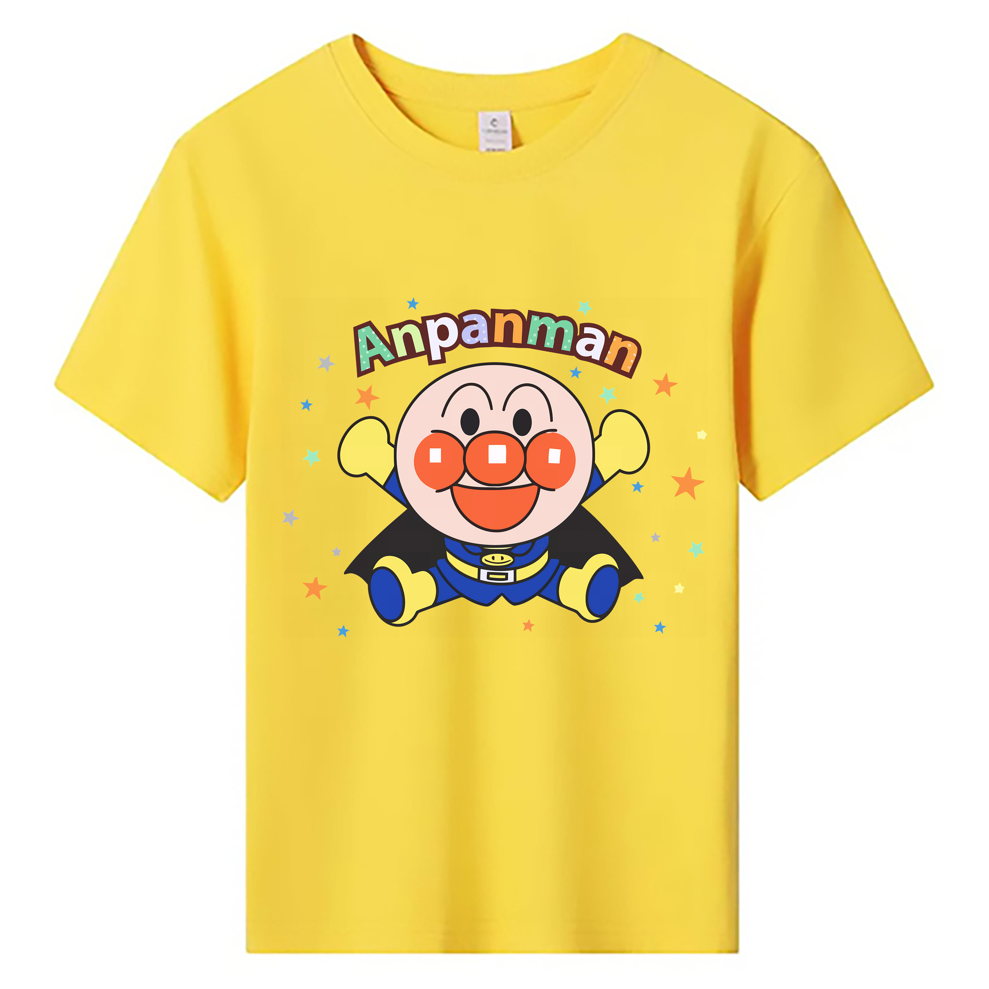（画像用） アンパンマン Anpanman 綿100％キッズTシャツ（フロントプリント）