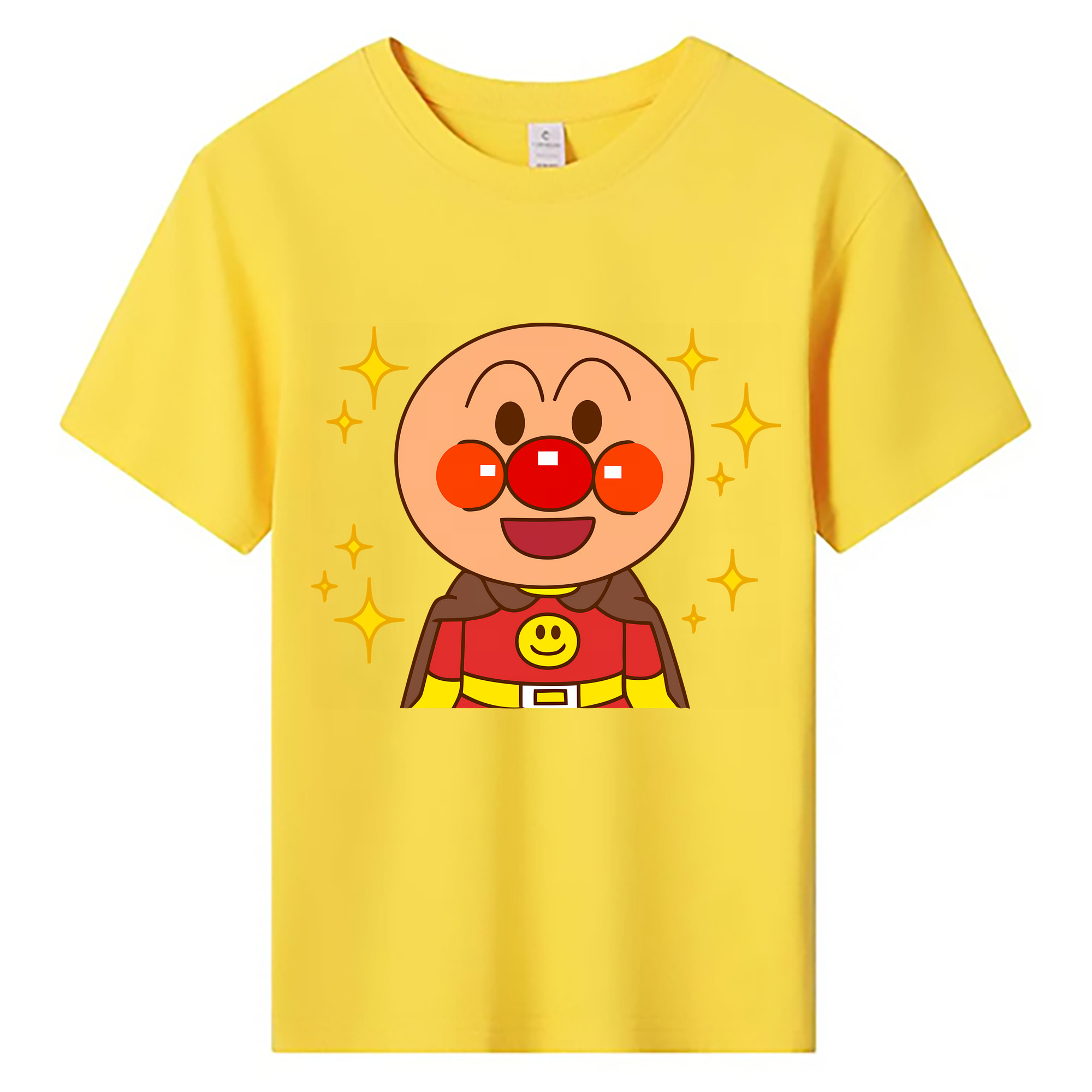 （画像用） アンパンマン Anpanman 綿100％キッズTシャツ（フロントプリント）