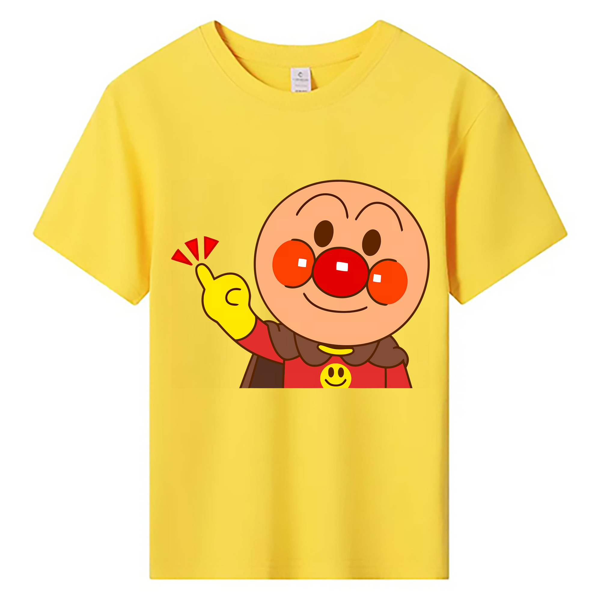 （画像用） アンパンマン Anpanman 綿100％キッズTシャツ（フロントプリント）