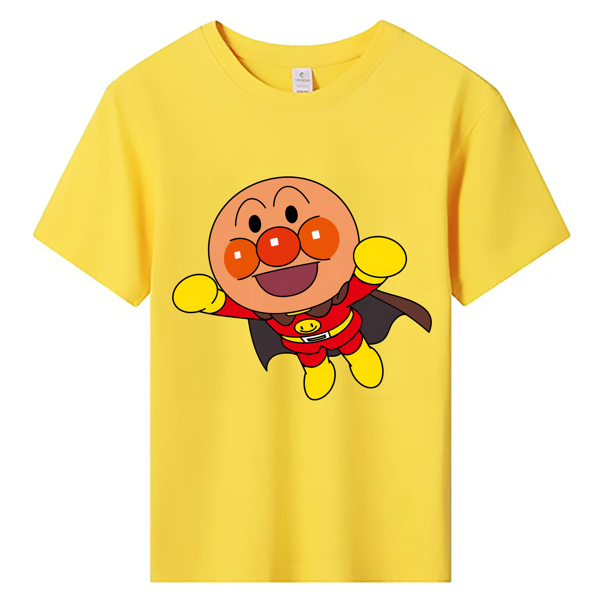 （画像用） アンパンマン Anpanman 綿100％キッズTシャツ（フロントプリント）