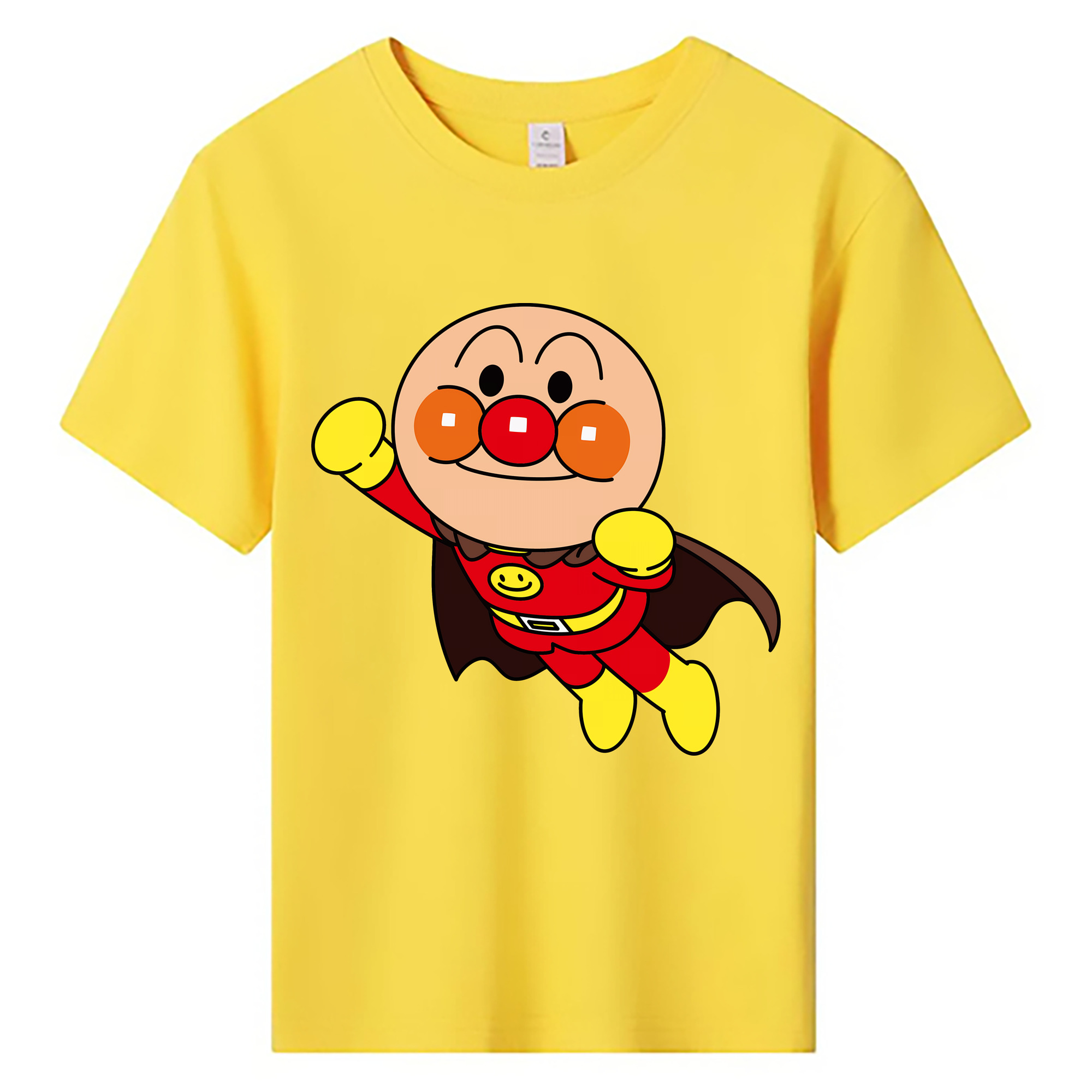 （画像用） アンパンマン Anpanman 綿100％キッズTシャツ（フロントプリント）