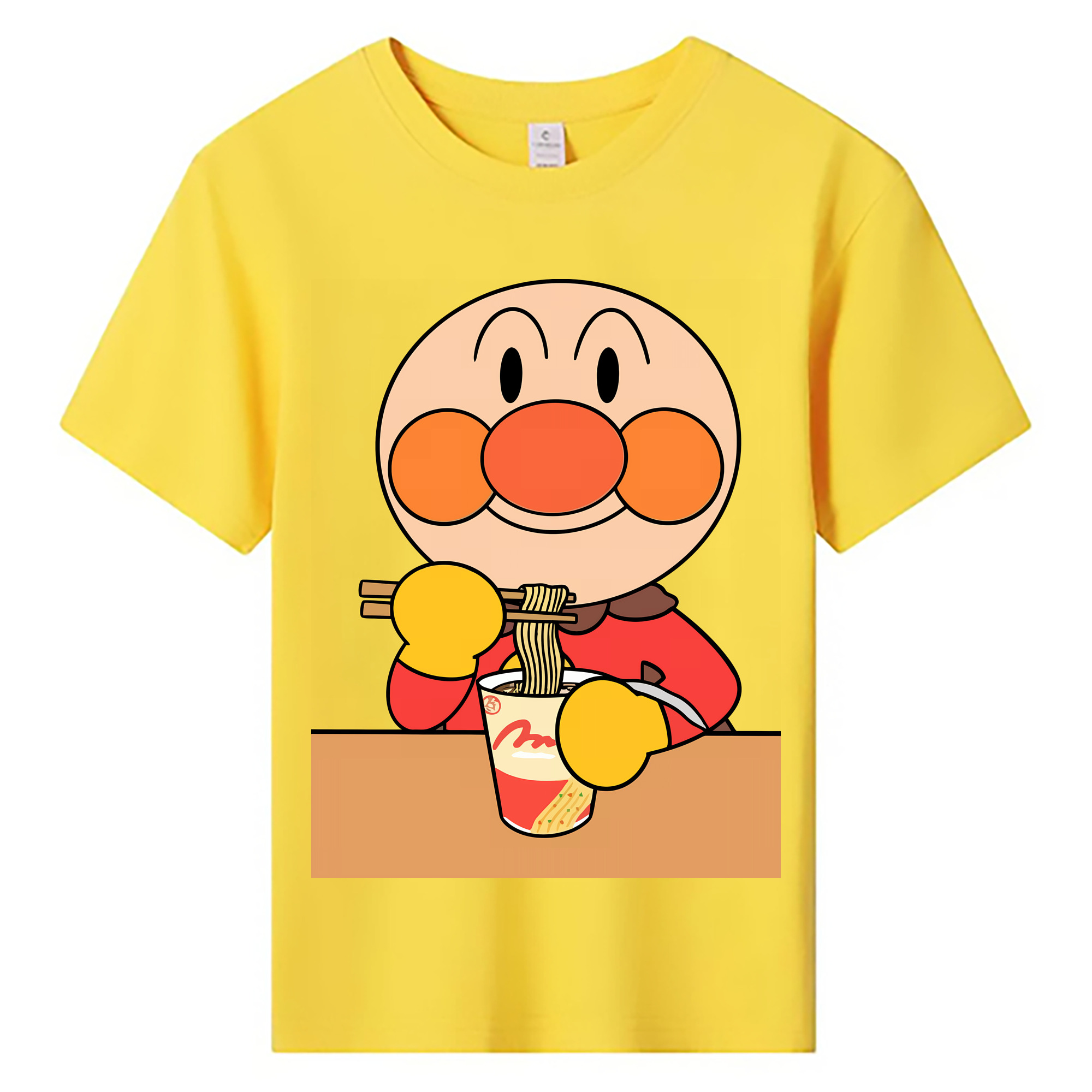 （画像用） アンパンマン Anpanman 綿100％キッズTシャツ（フロントプリント）