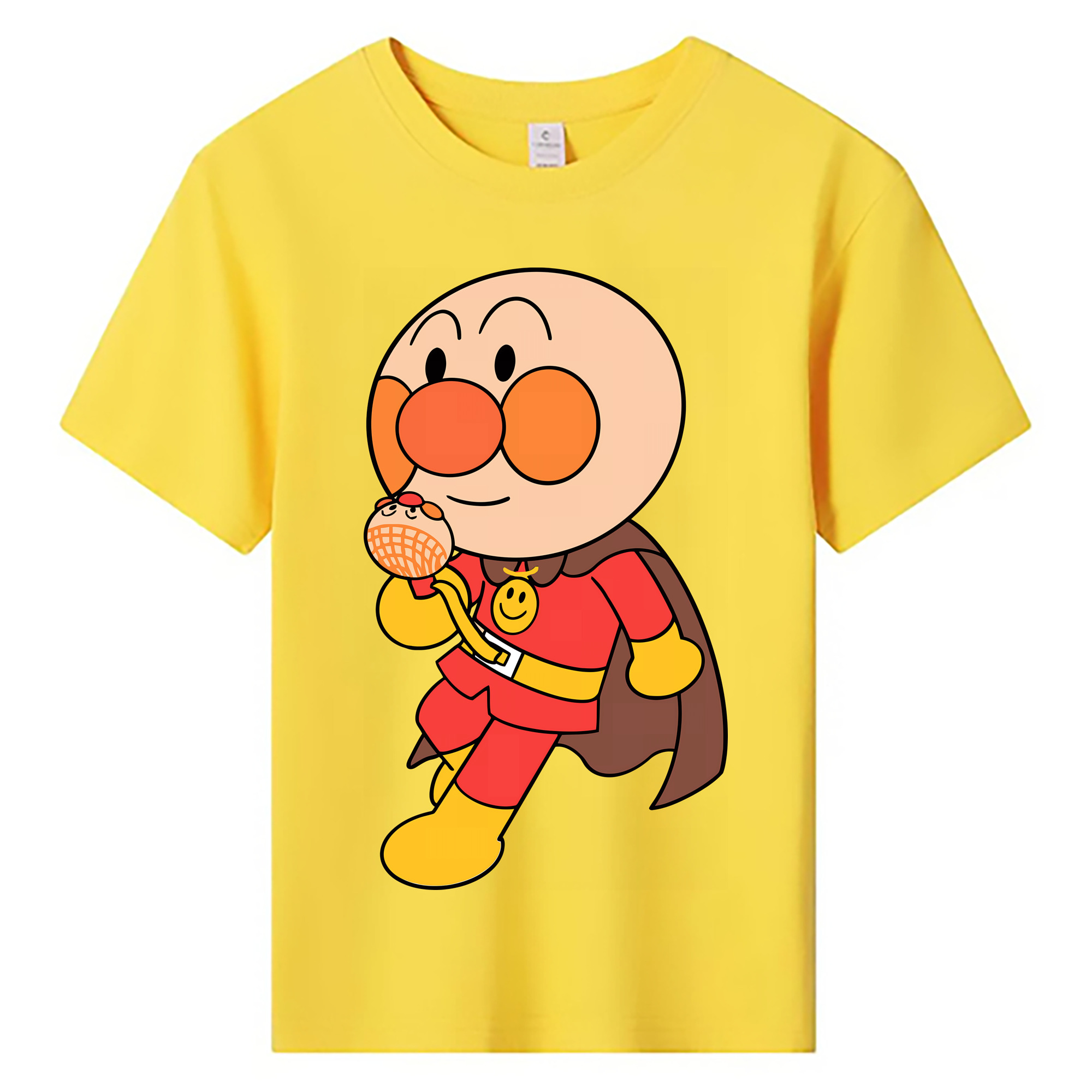 （画像用） アンパンマン Anpanman 綿100％キッズTシャツ（フロントプリント）