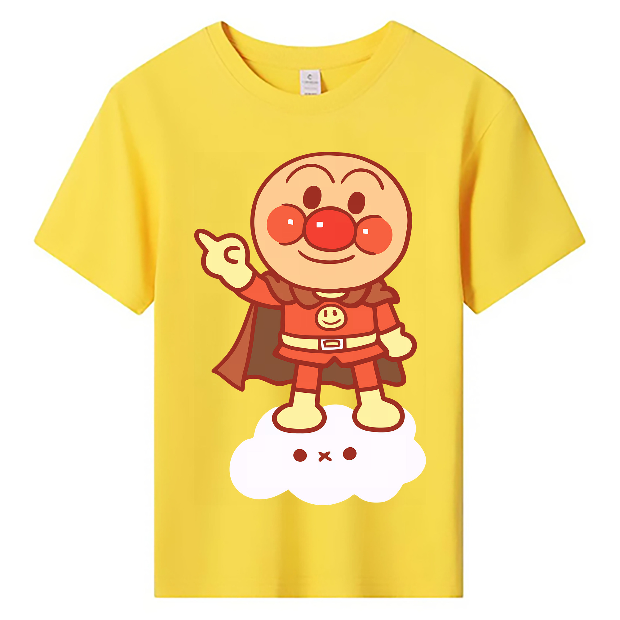 （画像用） アンパンマン Anpanman 綿100％キッズTシャツ（フロントプリント）