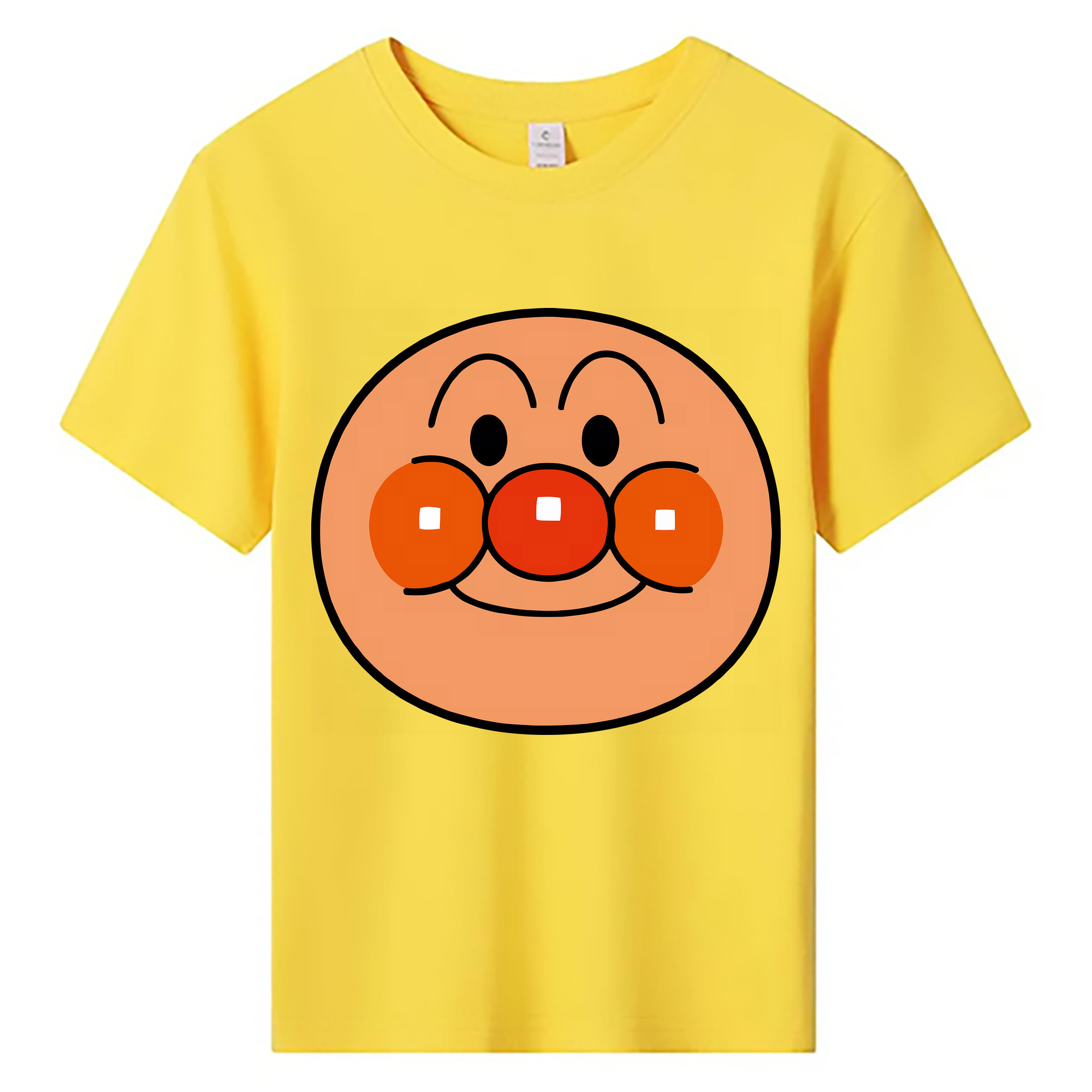 （画像用） アンパンマン Anpanman 綿100％キッズTシャツ（フロントプリント）