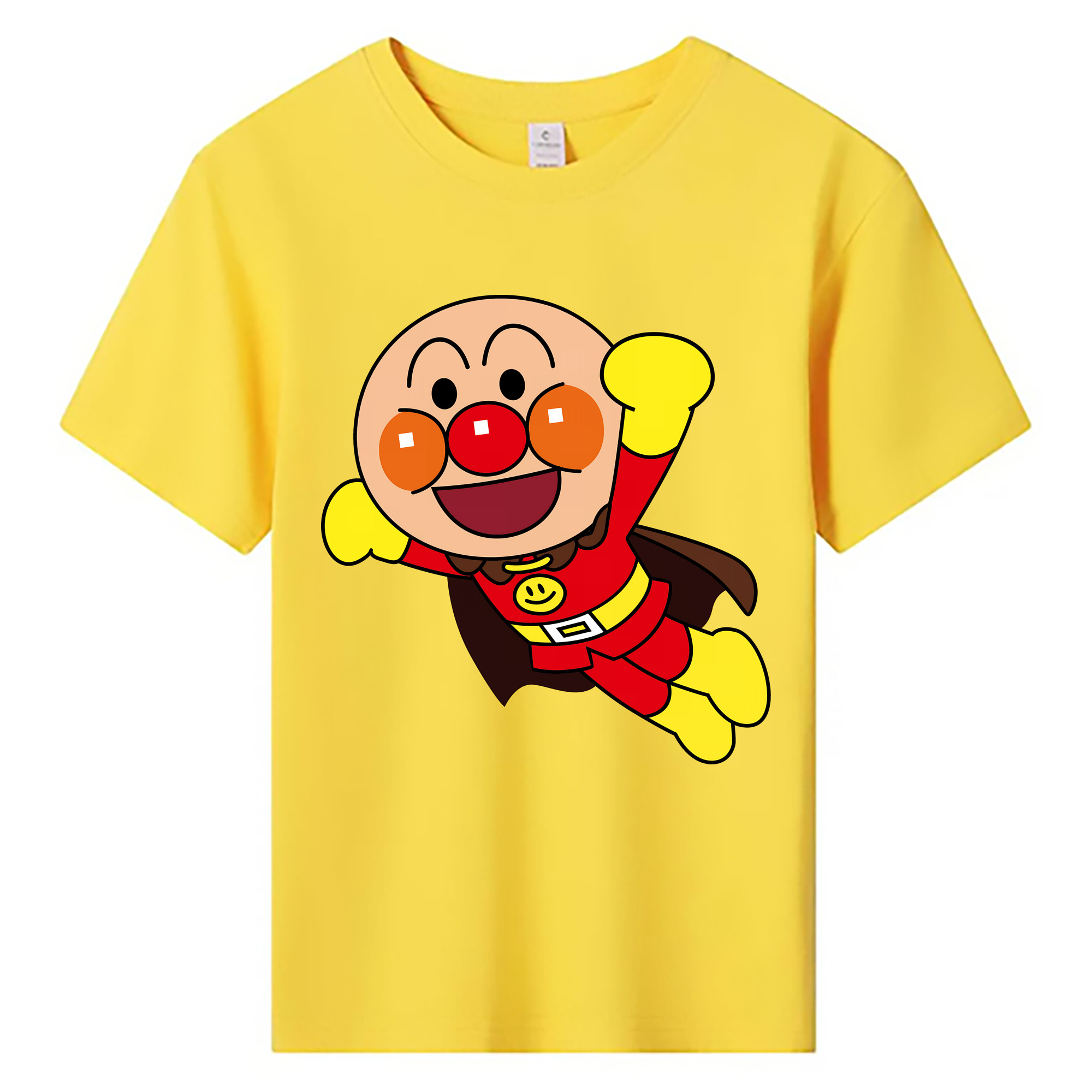 （画像用） アンパンマン Anpanman 綿100％キッズTシャツ（フロントプリント）