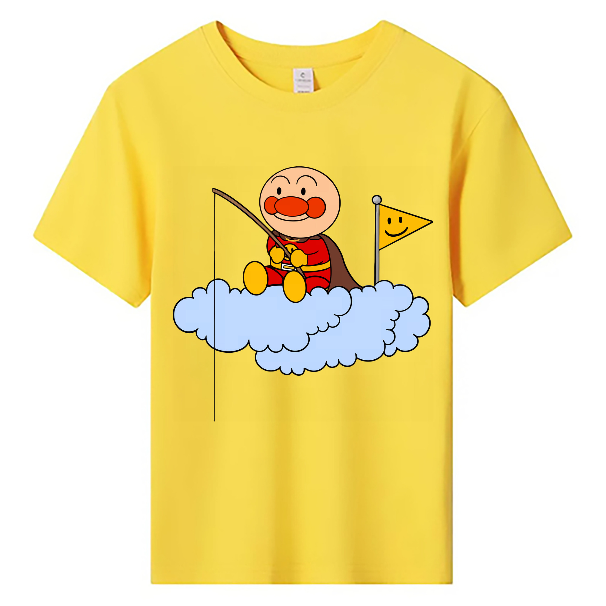 （画像用） アンパンマン Anpanman 綿100％キッズTシャツ（フロントプリント）