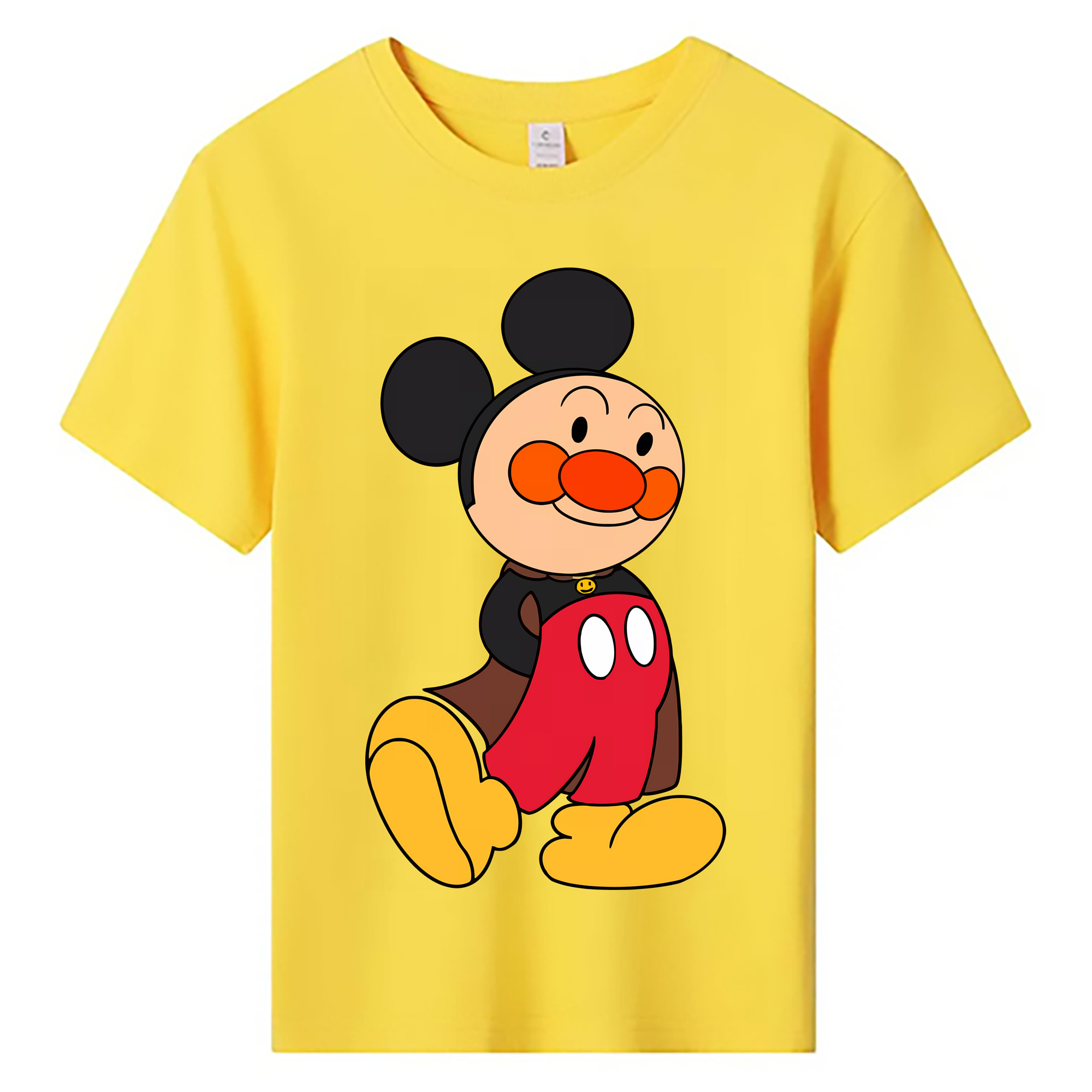 （画像用） アンパンマン Anpanman 綿100％キッズTシャツ（フロントプリント）
