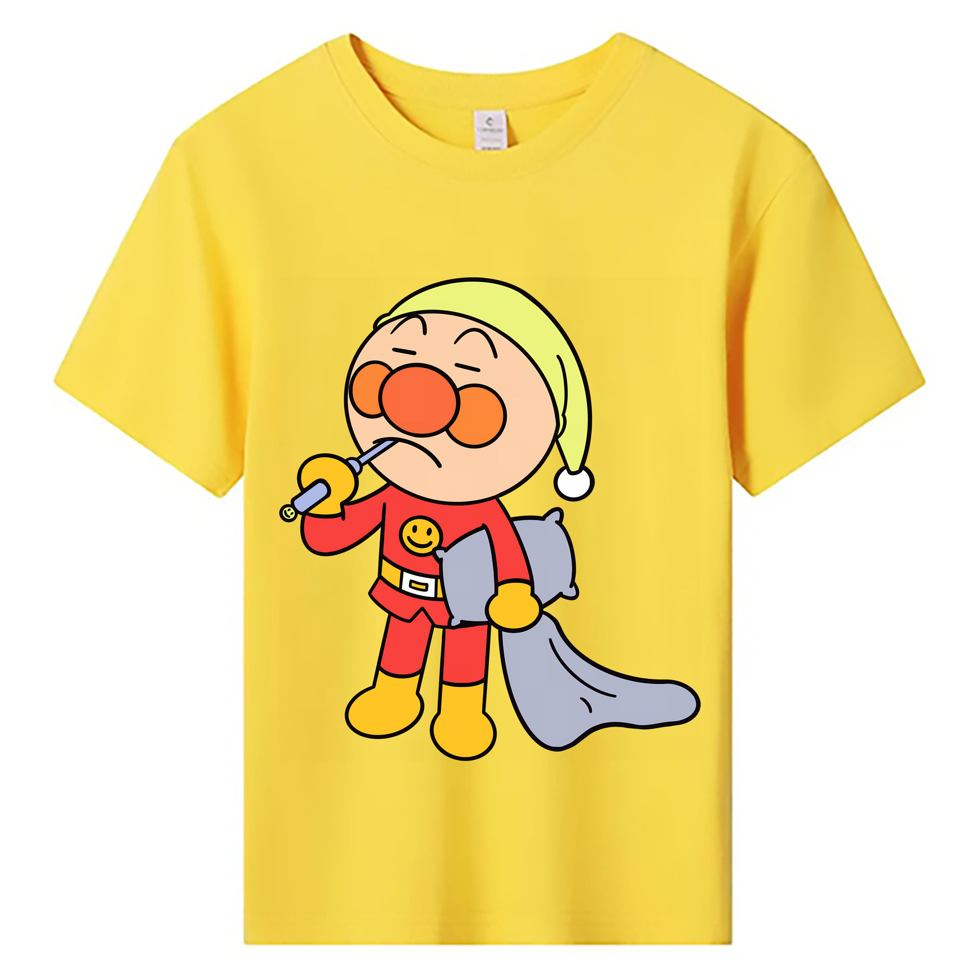 （画像用） アンパンマン Anpanman 綿100％キッズTシャツ（フロントプリント）