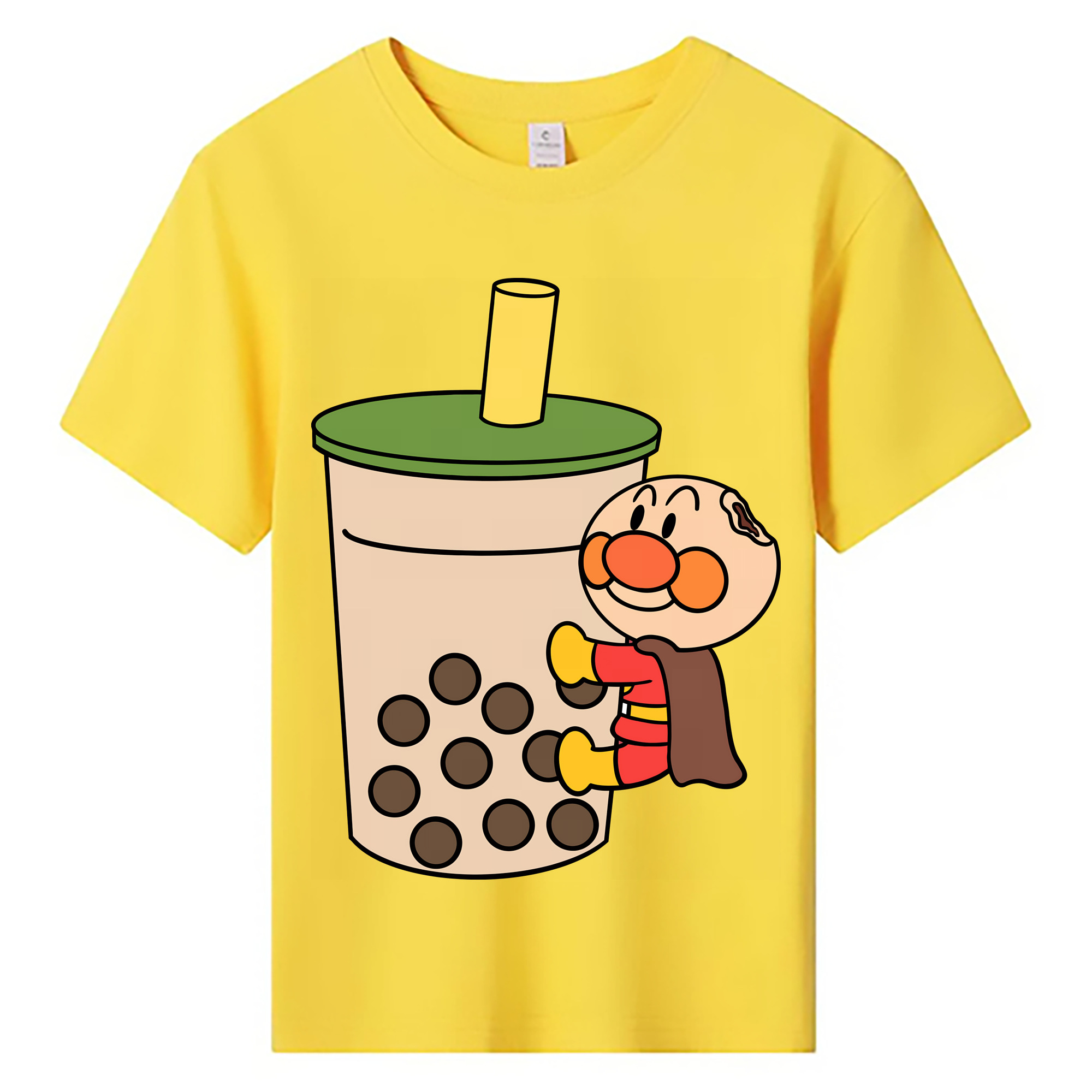 （画像用） アンパンマン Anpanman 綿100％キッズTシャツ（フロントプリント）