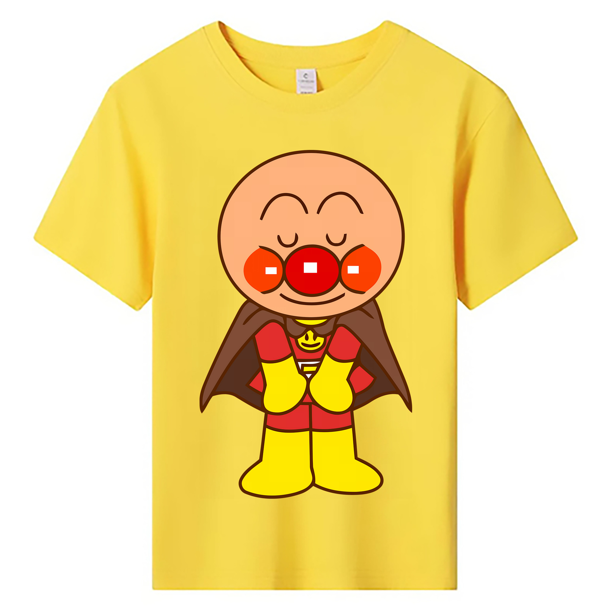 （画像用） アンパンマン Anpanman 綿100％キッズTシャツ（フロントプリント）