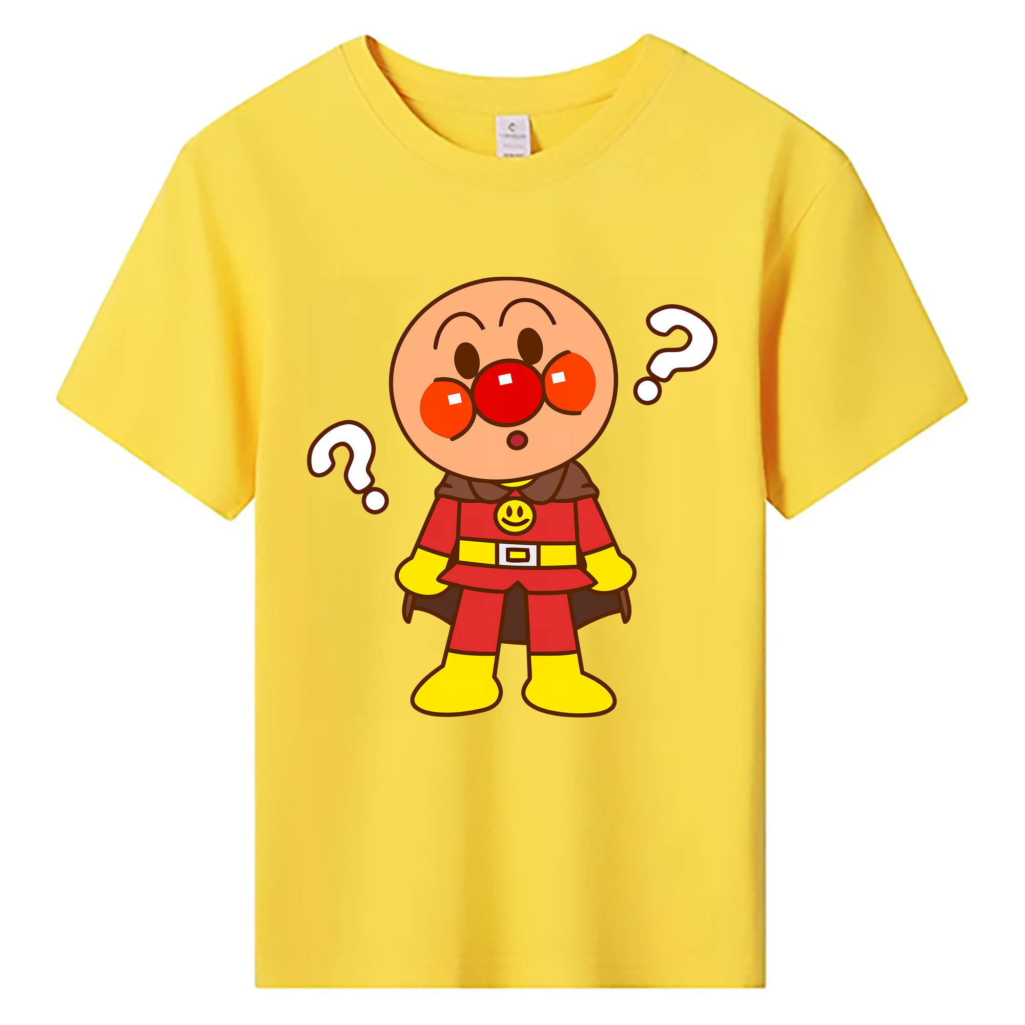 （画像用） アンパンマン Anpanman 綿100％キッズTシャツ（フロントプリント）