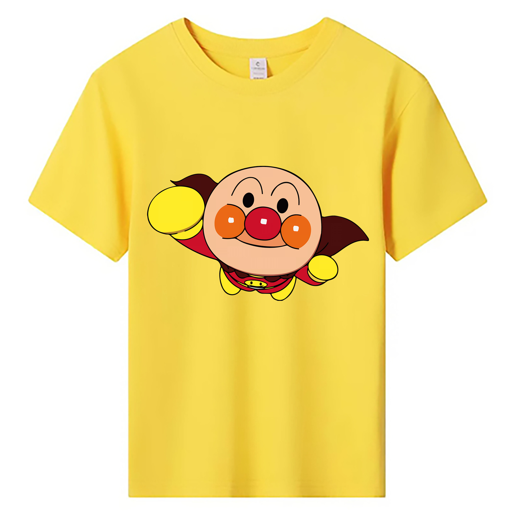（画像用） アンパンマン Anpanman 綿100％キッズTシャツ（フロントプリント）