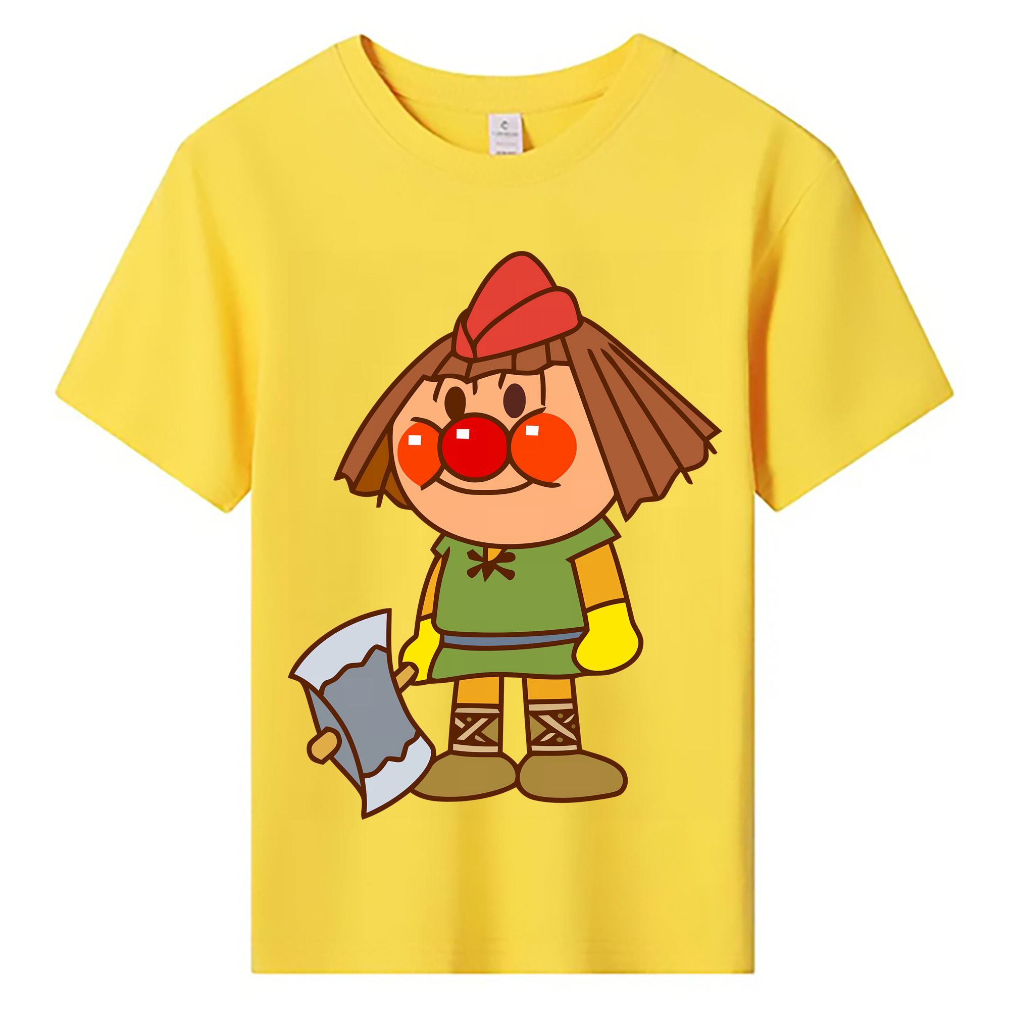 （画像用） アンパンマン Anpanman 綿100％キッズTシャツ（フロントプリント）