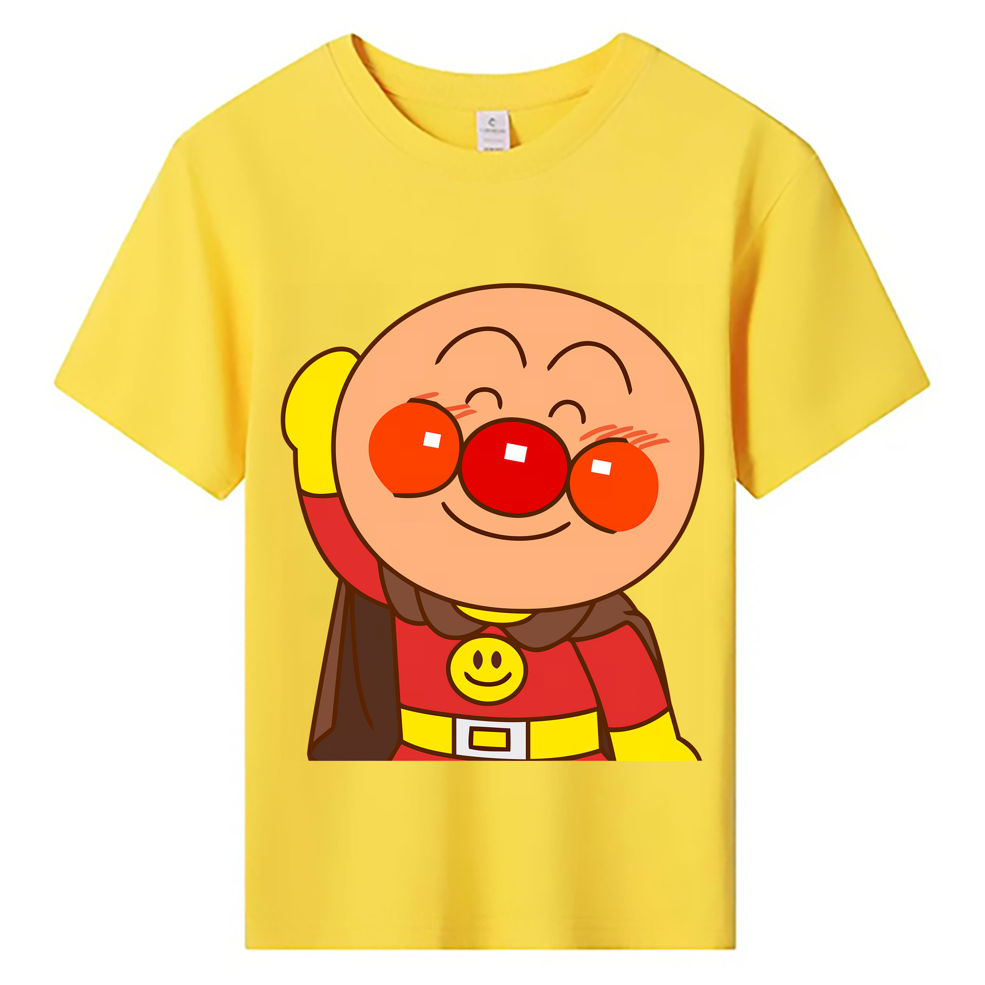 （画像用） アンパンマン Anpanman 綿100％キッズTシャツ（フロントプリント）