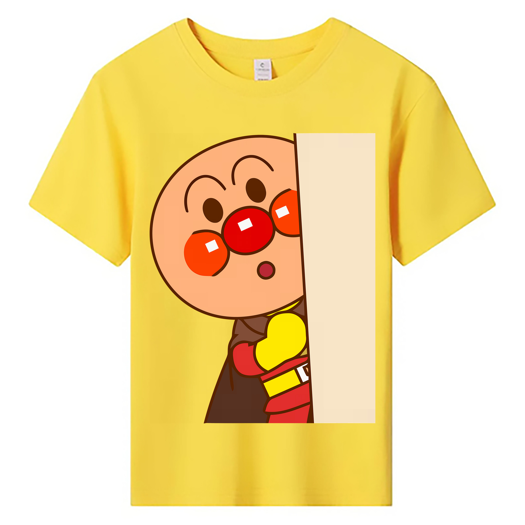 （画像用） アンパンマン Anpanman 綿100％キッズTシャツ（フロントプリント）