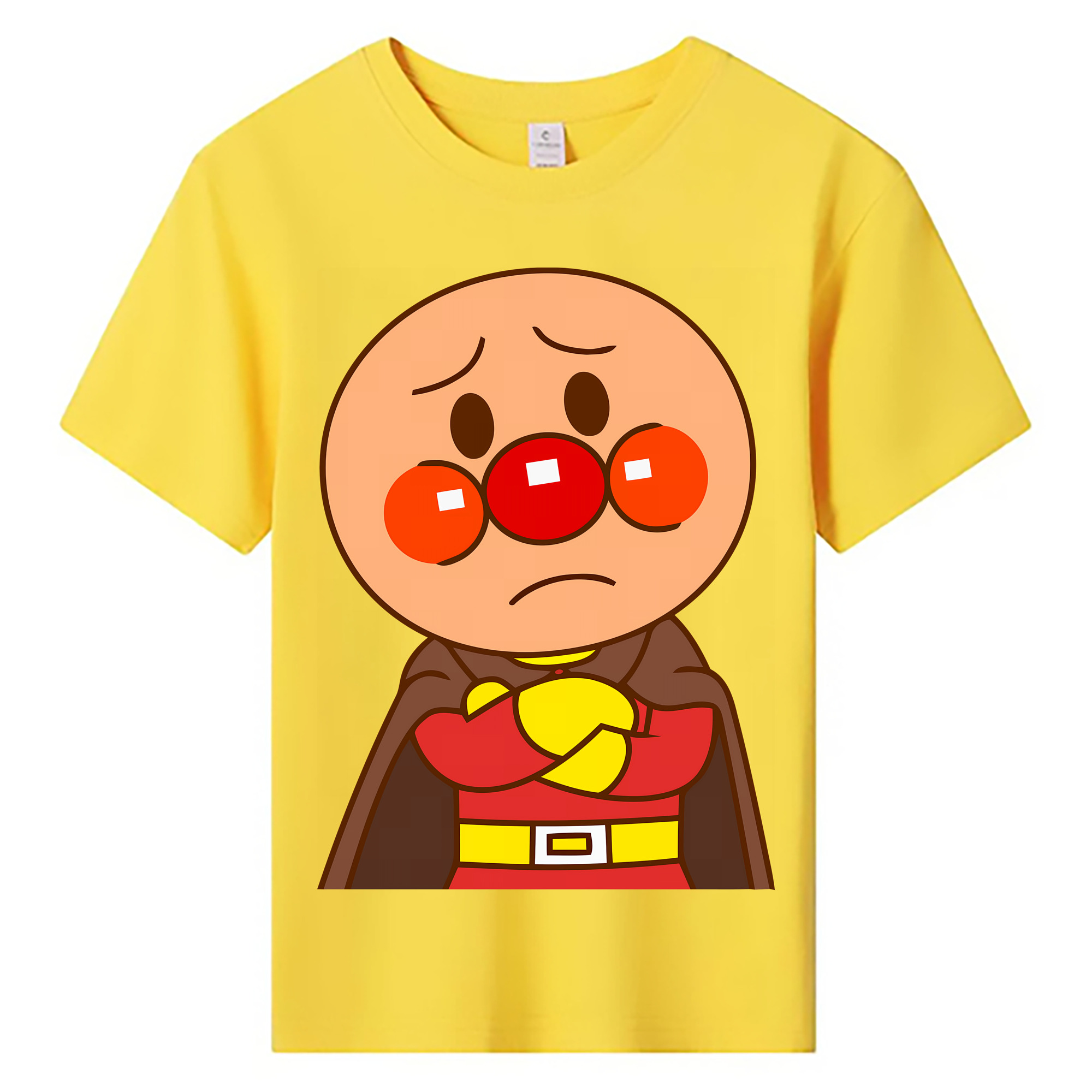 （画像用） アンパンマン Anpanman 綿100％キッズTシャツ（フロントプリント）