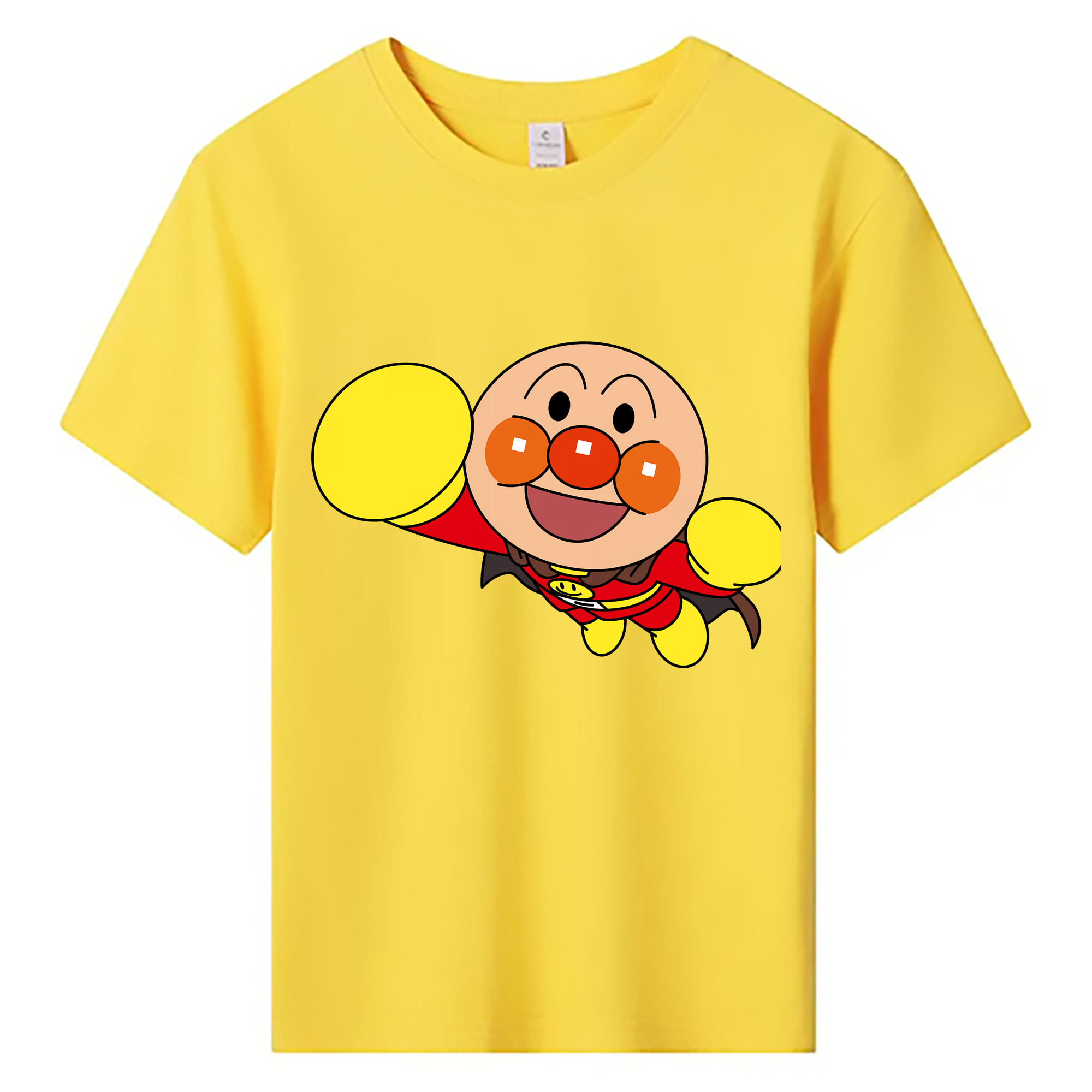 （画像用） アンパンマン Anpanman 綿100％キッズTシャツ（フロントプリント）