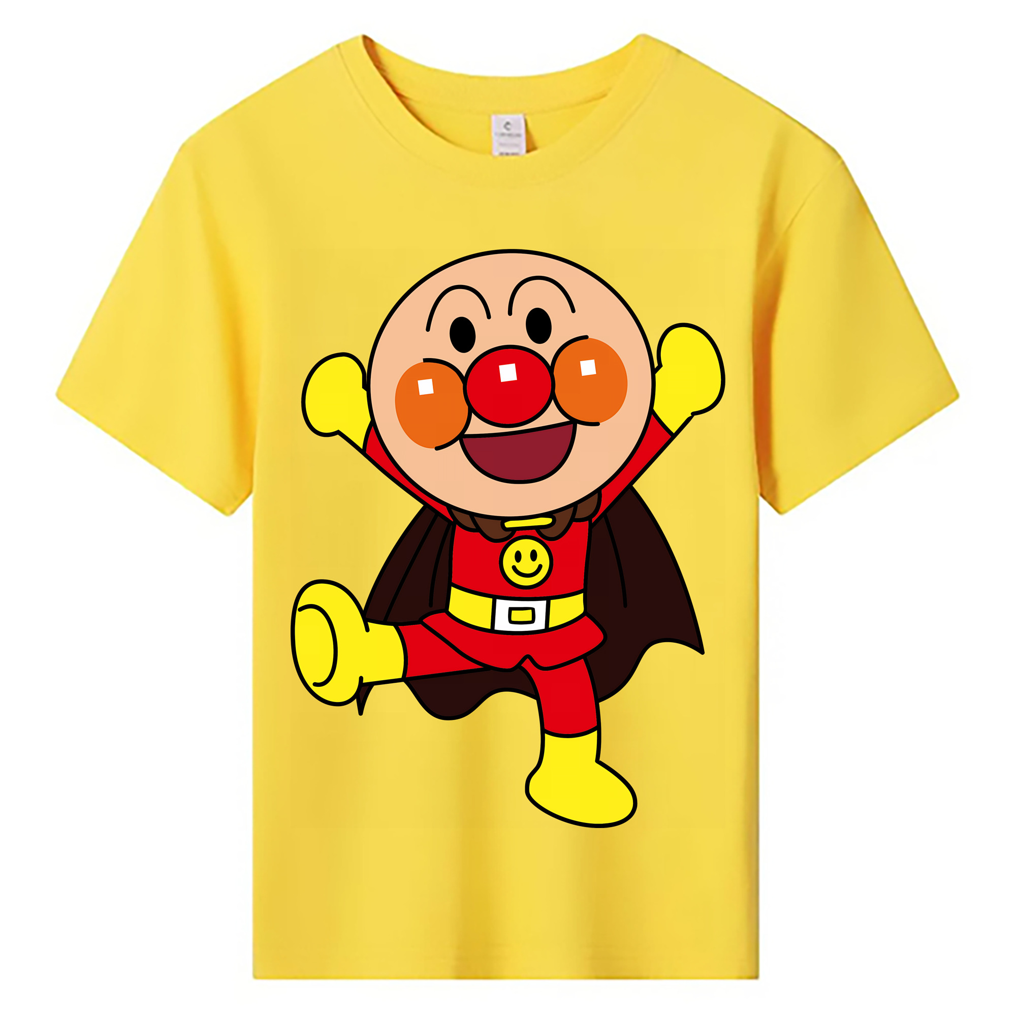 （画像用） アンパンマン Anpanman 綿100％キッズTシャツ（フロントプリント）
