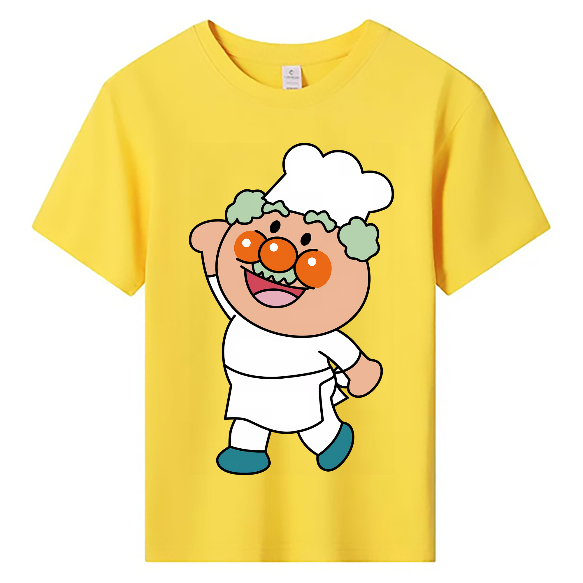 （画像用） アンパンマン Anpanman 綿100％キッズTシャツ（フロントプリント）