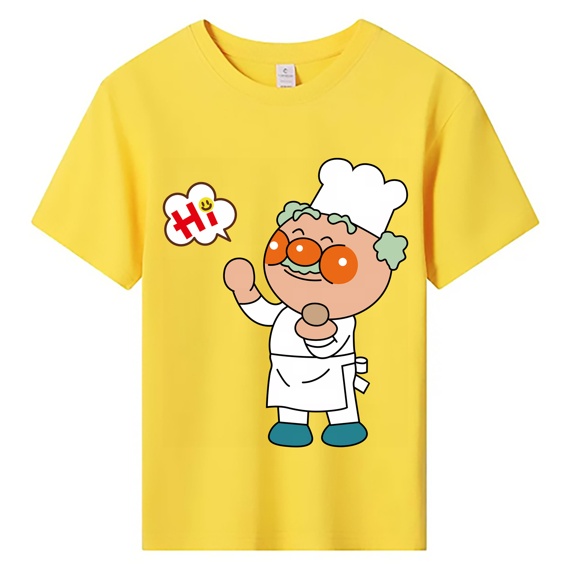 （画像用） アンパンマン Anpanman 綿100％キッズTシャツ（フロントプリント）
