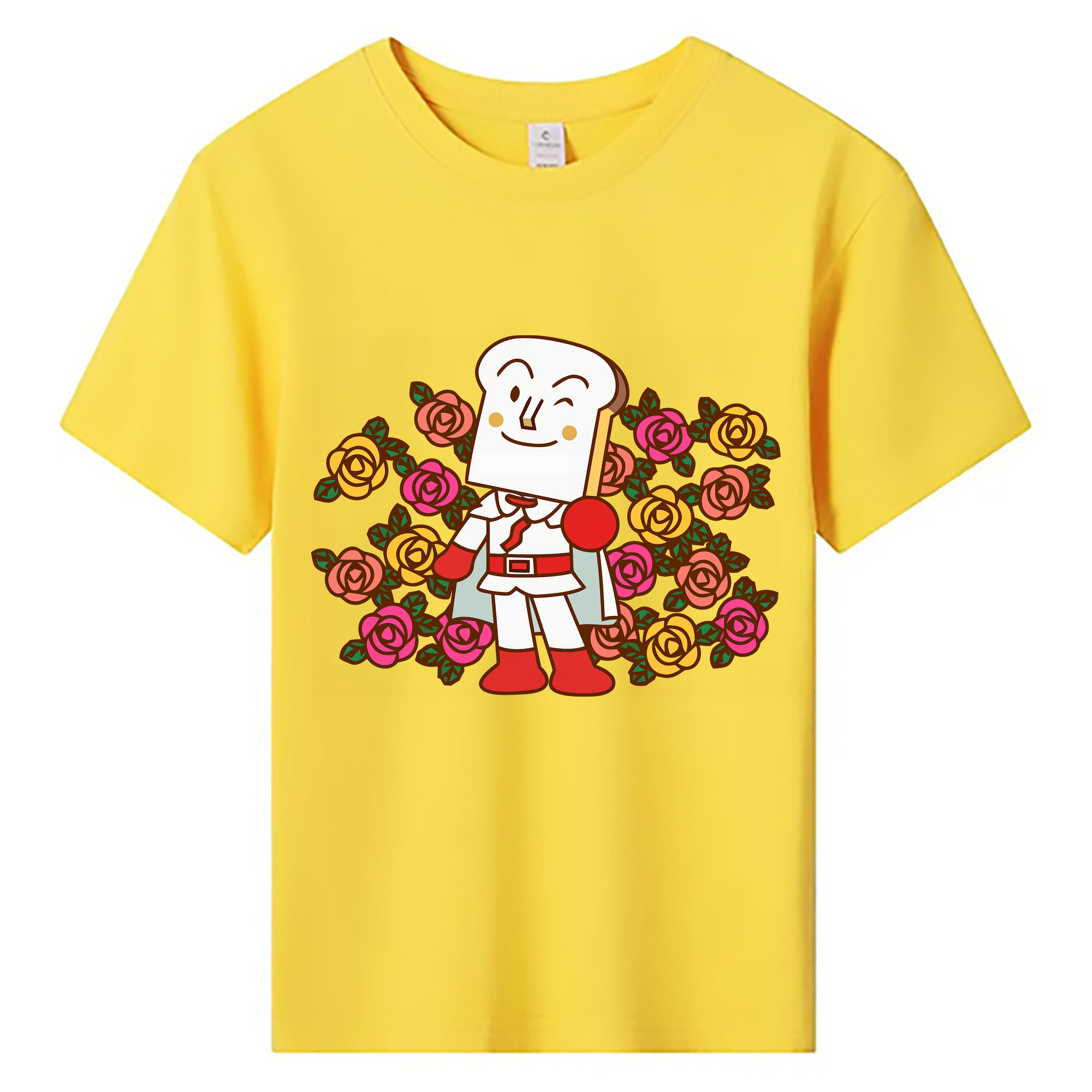 （画像用） アンパンマン Anpanman 綿100％キッズTシャツ（フロントプリント）