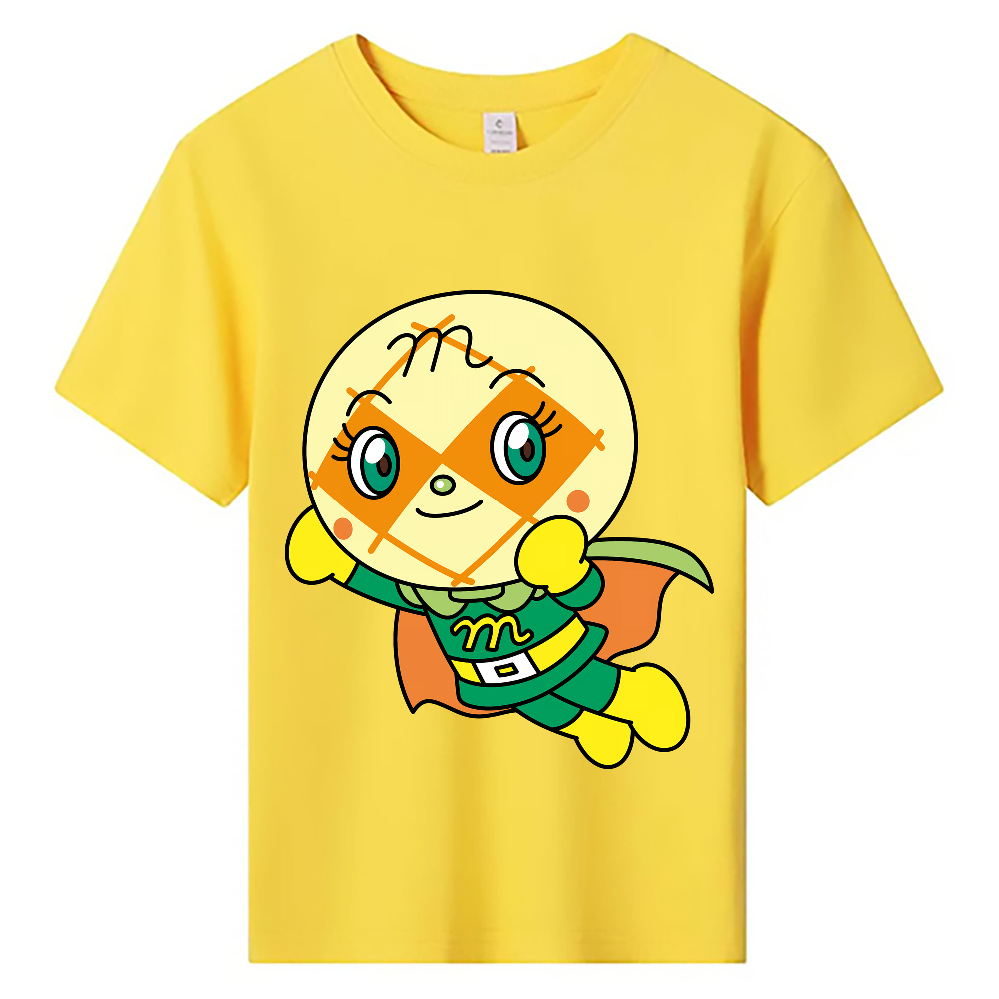 （画像用） アンパンマン Anpanman 綿100％キッズTシャツ（フロントプリント）