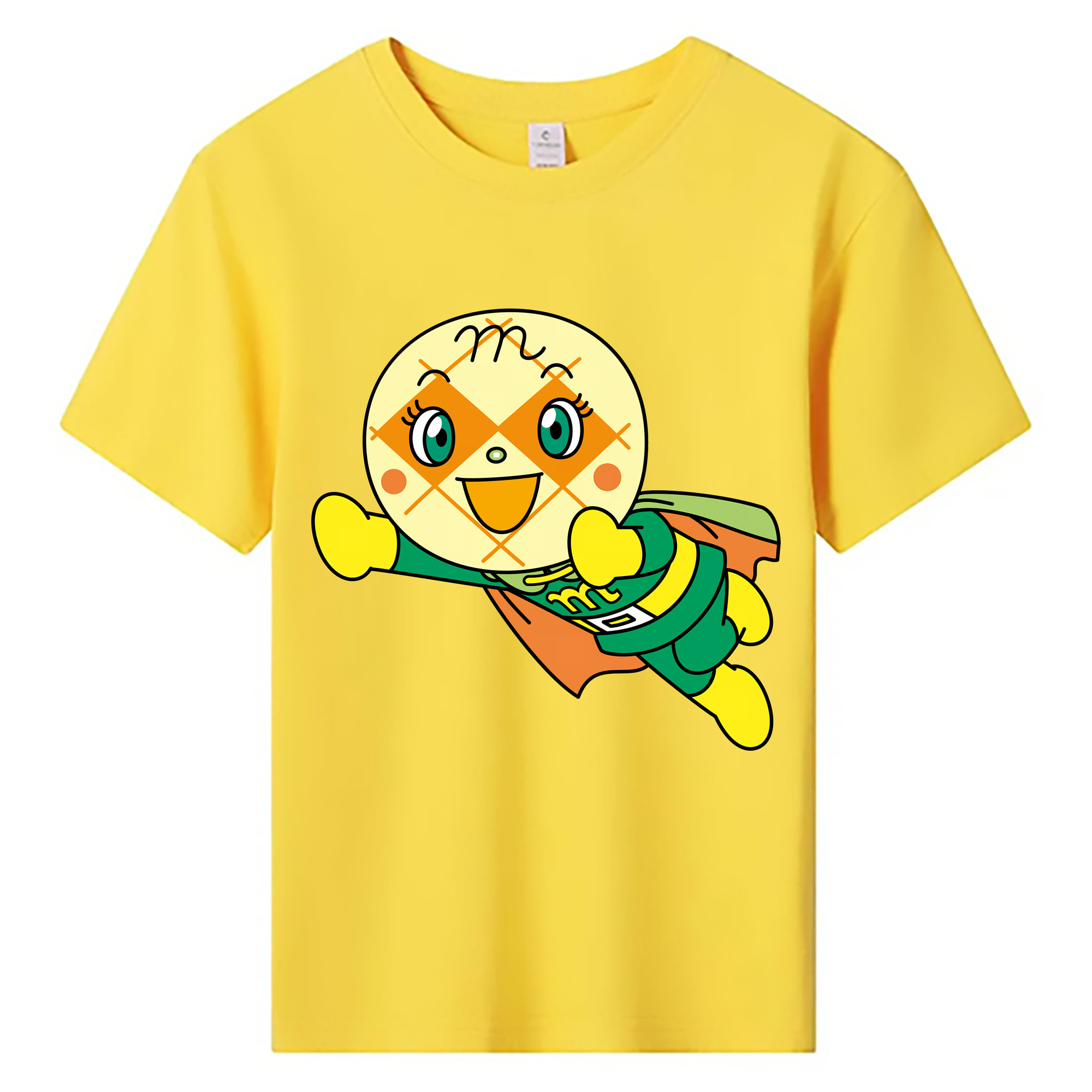 （画像用） アンパンマン Anpanman 綿100％キッズTシャツ（フロントプリント）