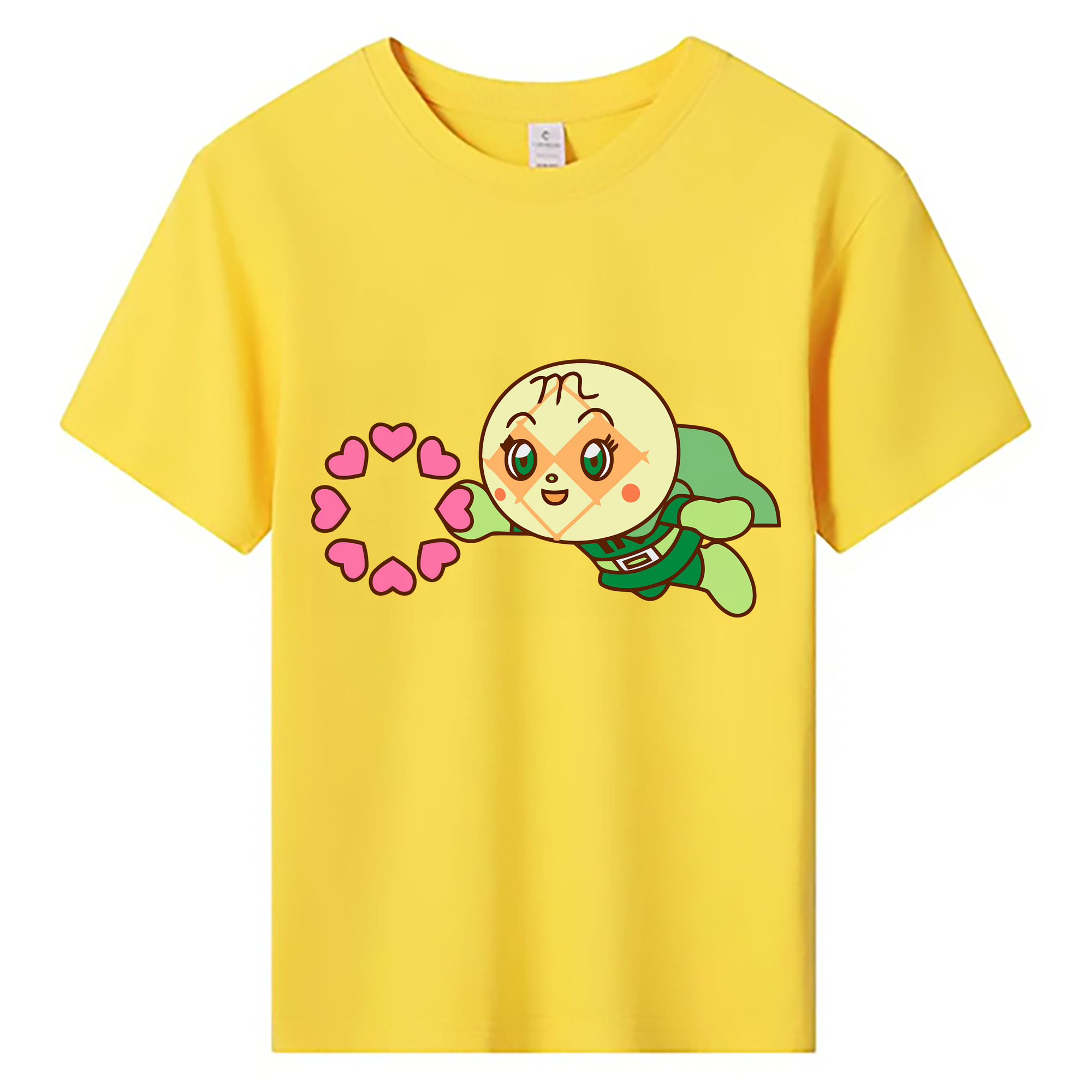 （画像用） アンパンマン Anpanman 綿100％キッズTシャツ（フロントプリント）