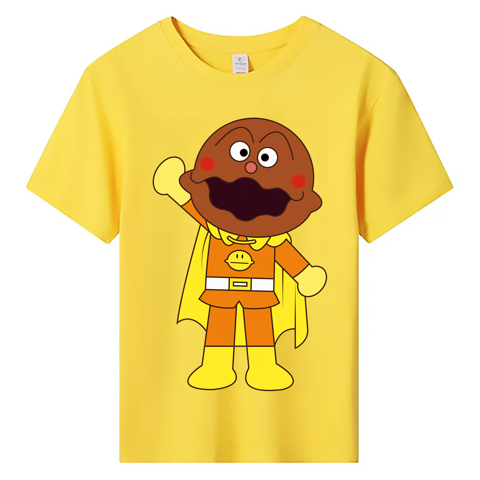 （画像用） アンパンマン Anpanman 綿100％キッズTシャツ（フロントプリント）