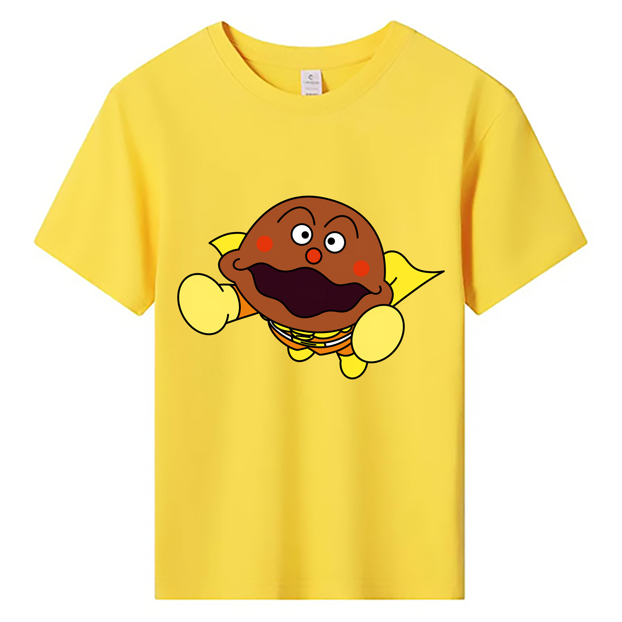 （画像用） アンパンマン Anpanman 綿100％キッズTシャツ（フロントプリント）