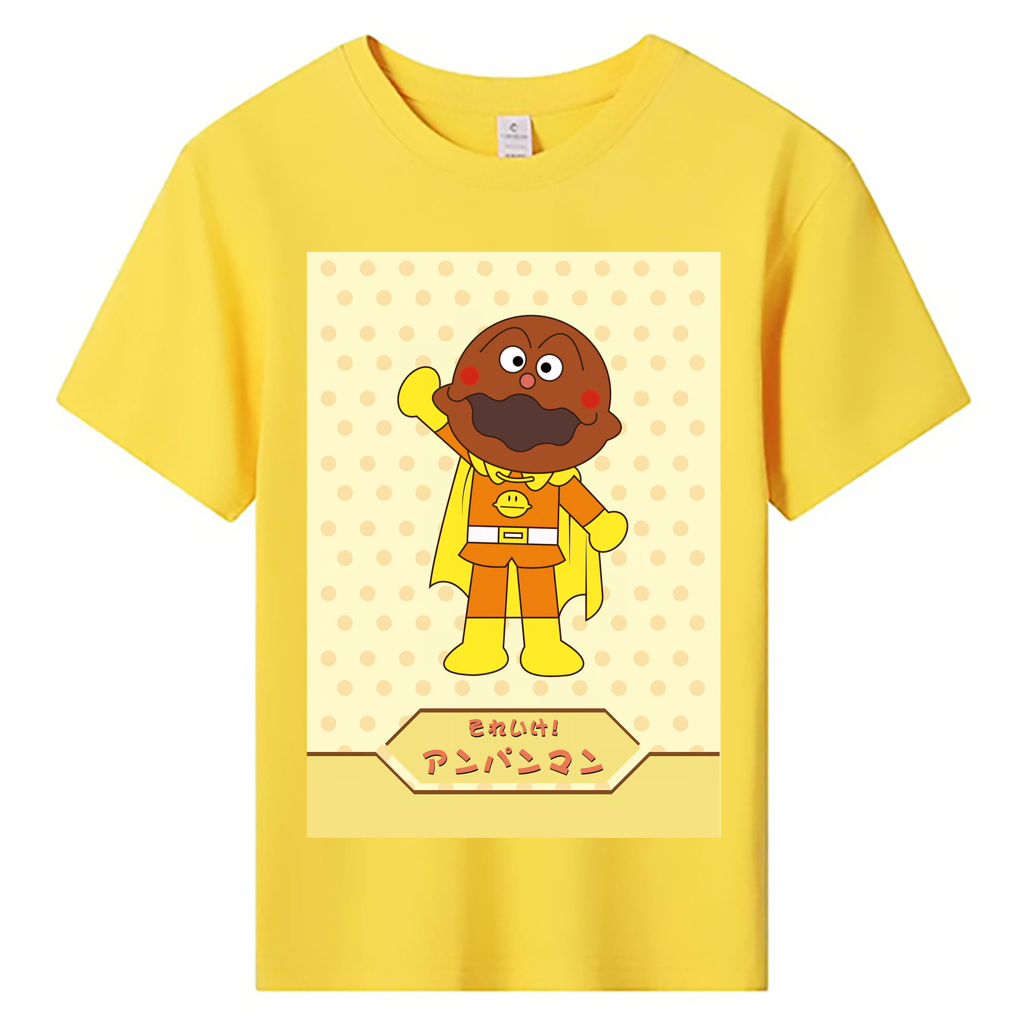 （画像用） アンパンマン Anpanman 綿100％キッズTシャツ（フロントプリント）