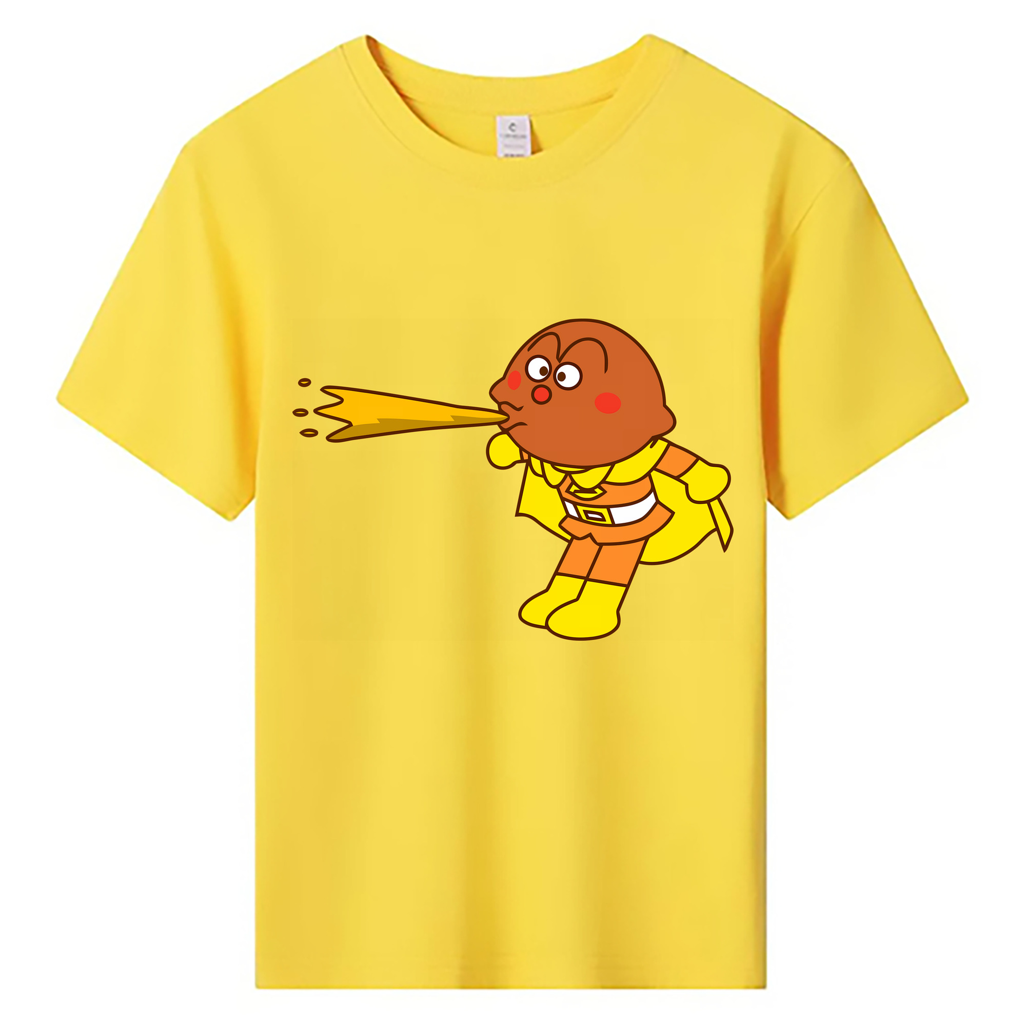 （画像用） アンパンマン Anpanman 綿100％キッズTシャツ（フロントプリント）