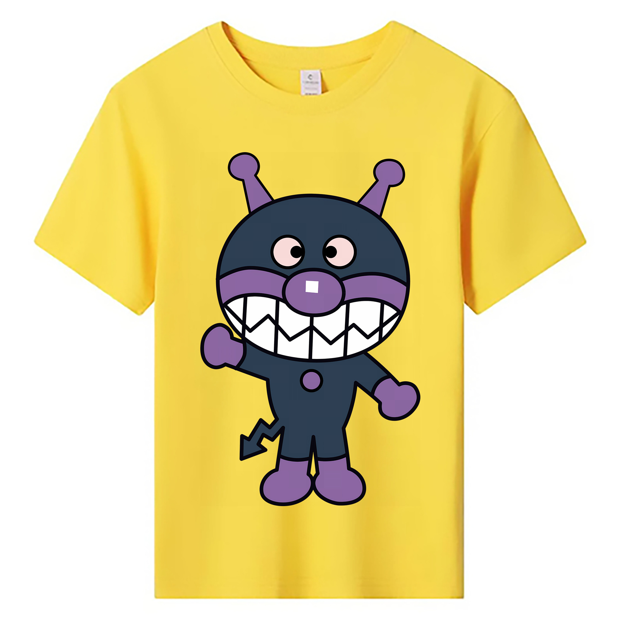 （画像用） アンパンマン Anpanman 綿100％キッズTシャツ（フロントプリント）