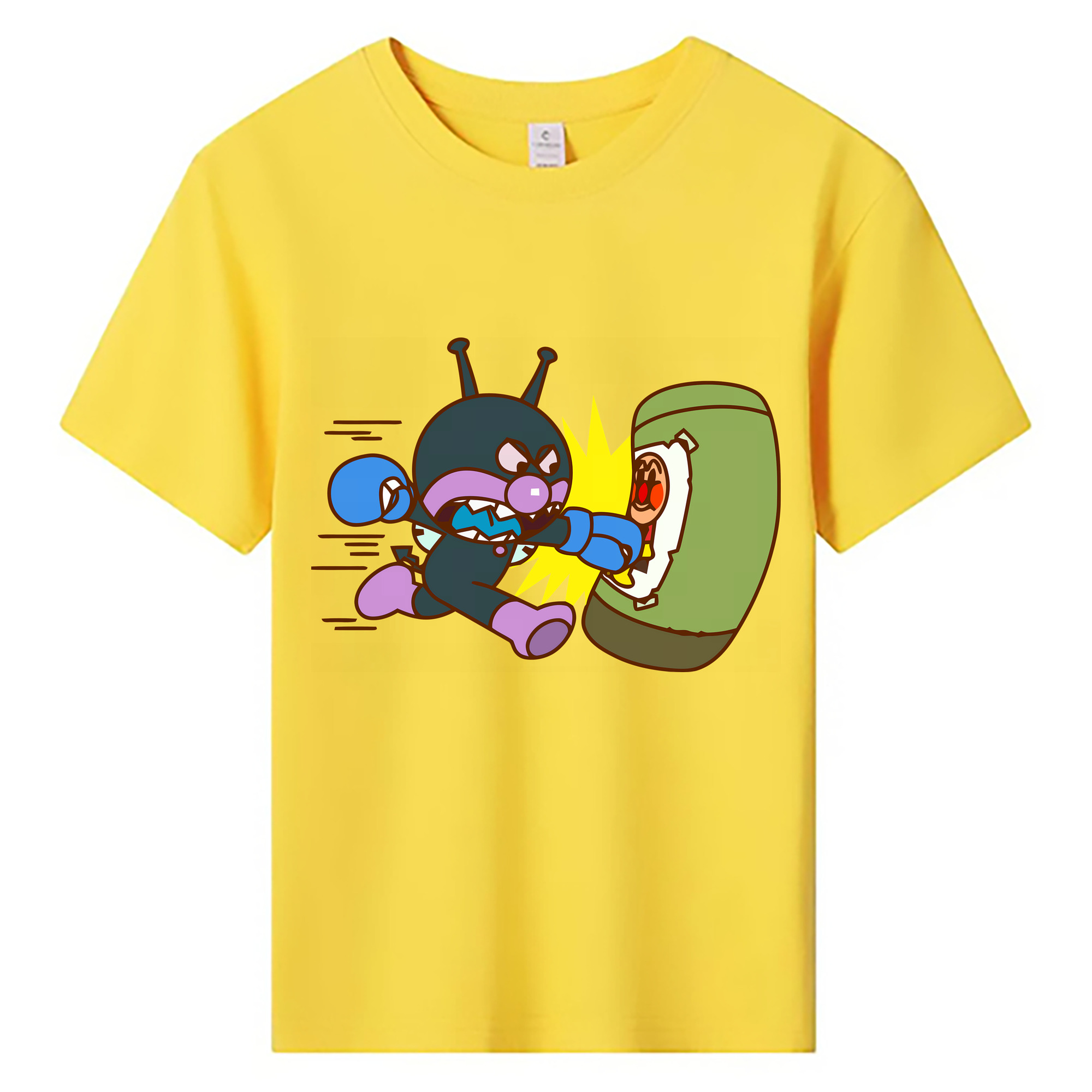 （画像用） アンパンマン Anpanman 綿100％キッズTシャツ（フロントプリント）