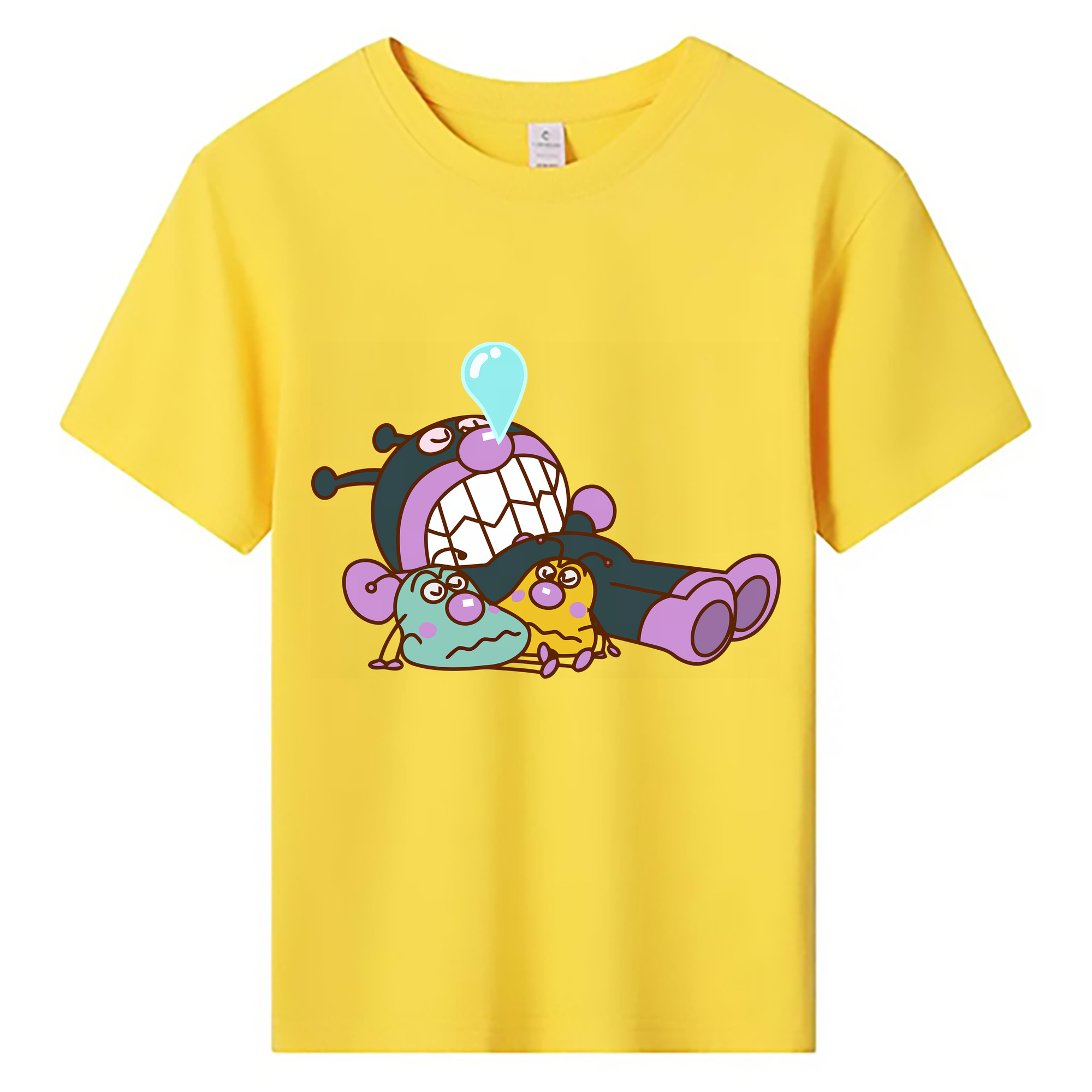 （画像用） アンパンマン Anpanman 綿100％キッズTシャツ（フロントプリント）