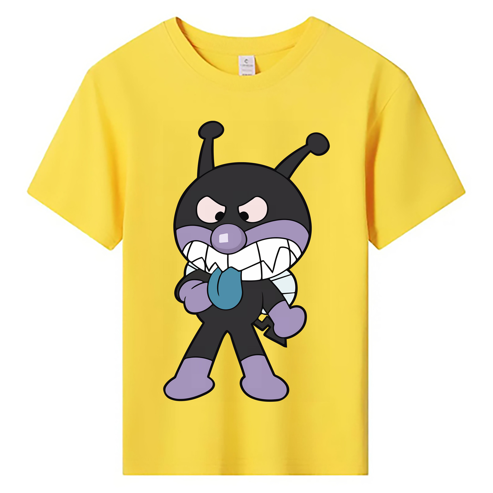 （画像用） アンパンマン Anpanman 綿100％キッズTシャツ（フロントプリント）
