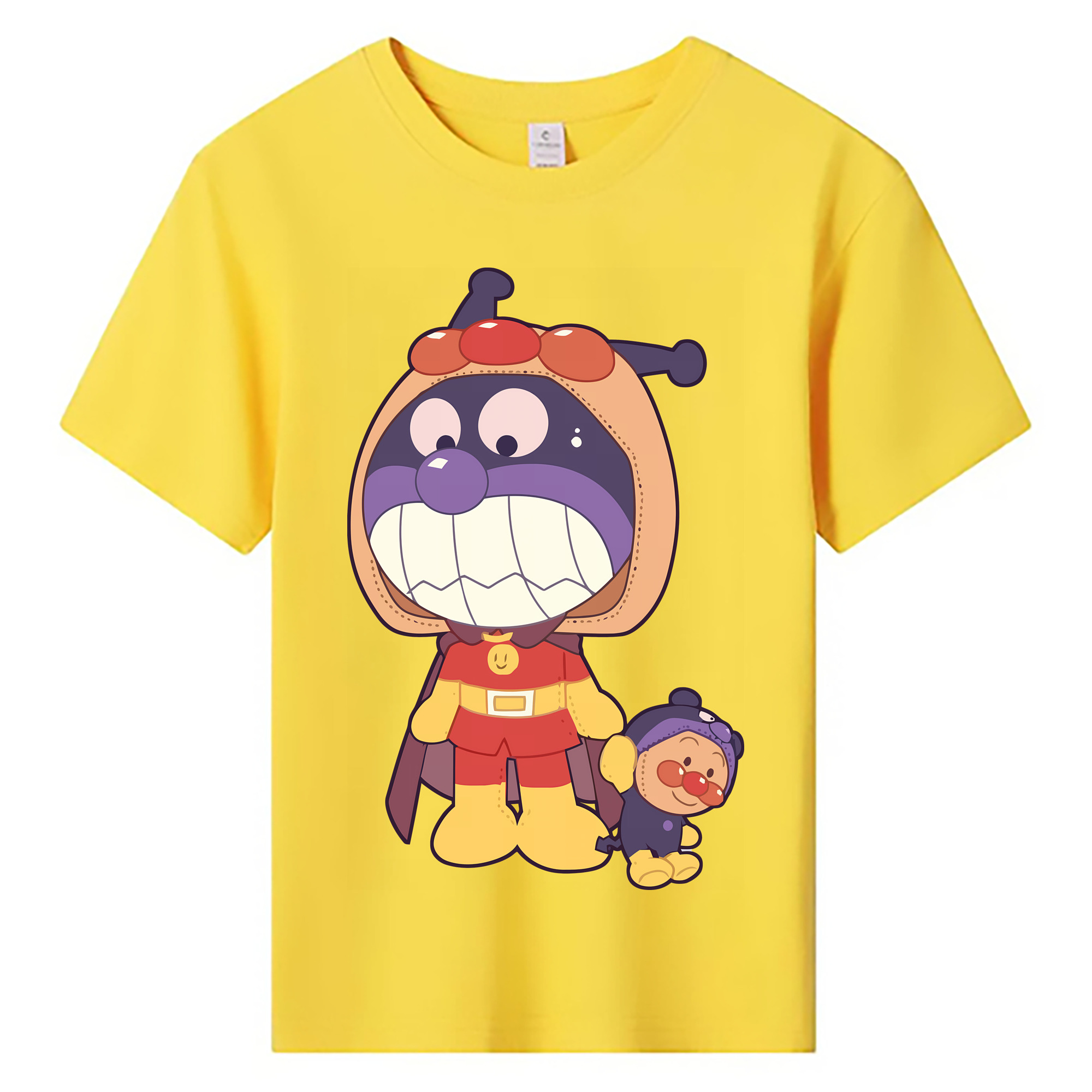 （画像用） アンパンマン Anpanman 綿100％キッズTシャツ（フロントプリント）