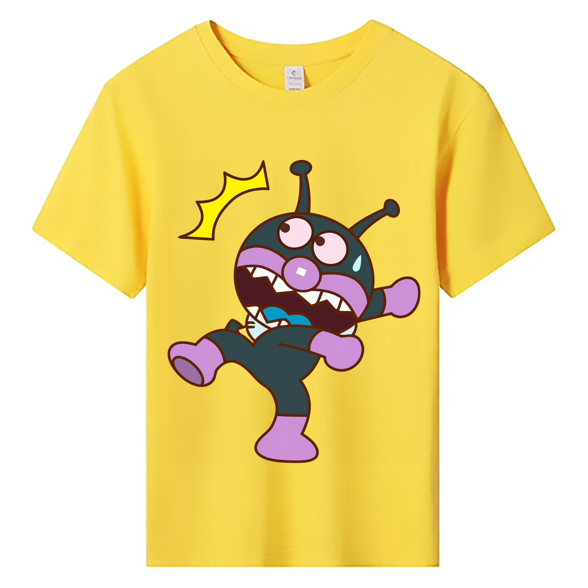 （画像用） アンパンマン Anpanman 綿100％キッズTシャツ（フロントプリント）