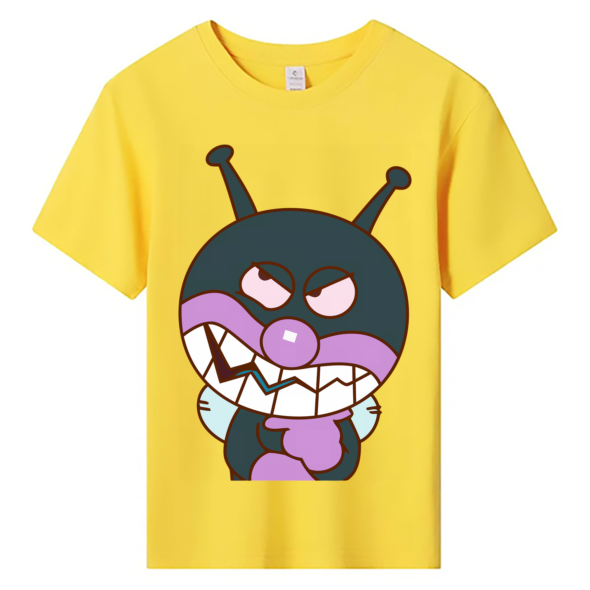 （画像用） アンパンマン Anpanman 綿100％キッズTシャツ（フロントプリント）