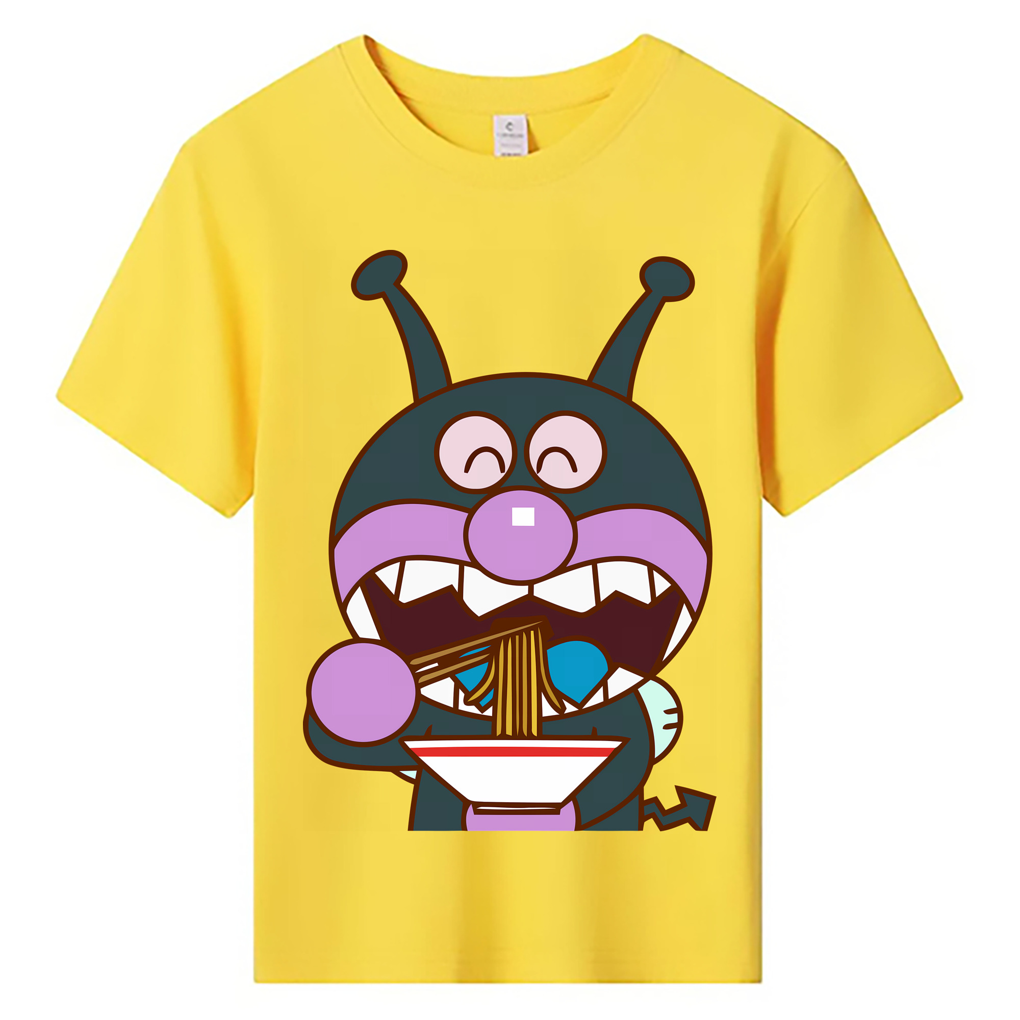 （画像用） アンパンマン Anpanman 綿100％キッズTシャツ（フロントプリント）