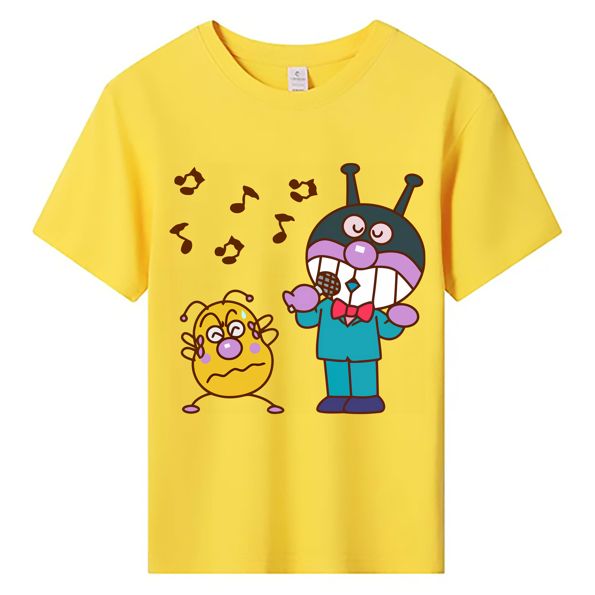 （画像用） アンパンマン Anpanman 綿100％キッズTシャツ（フロントプリント）