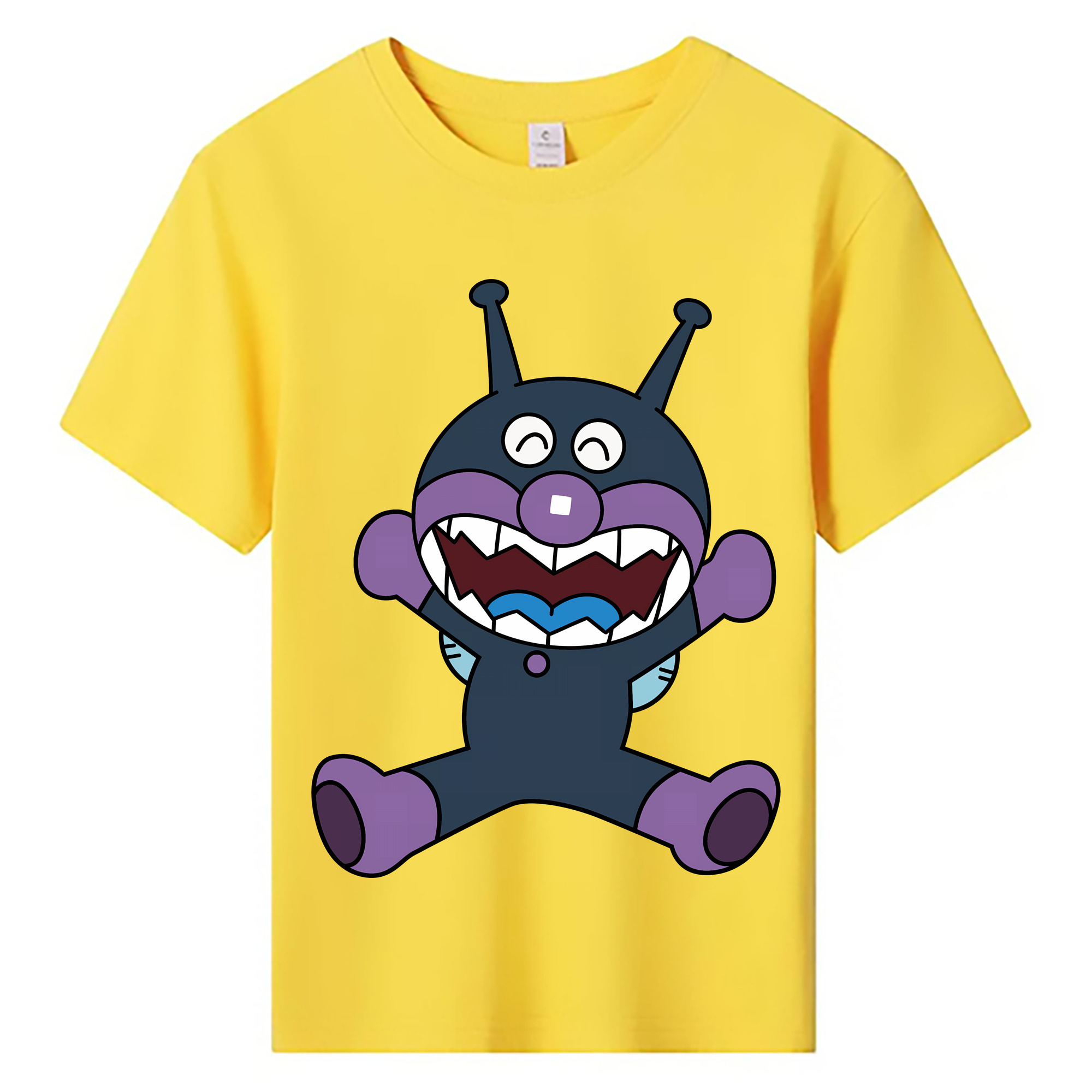 （画像用） アンパンマン Anpanman 綿100％キッズTシャツ（フロントプリント）