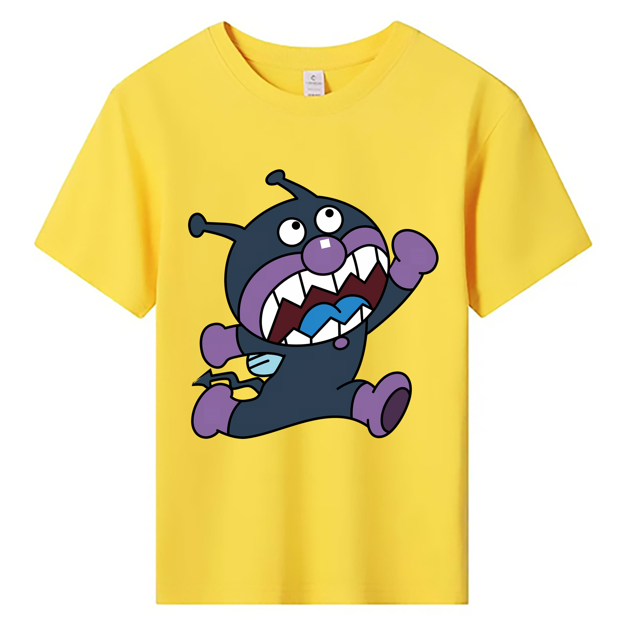 （画像用） アンパンマン Anpanman 綿100％キッズTシャツ（フロントプリント）