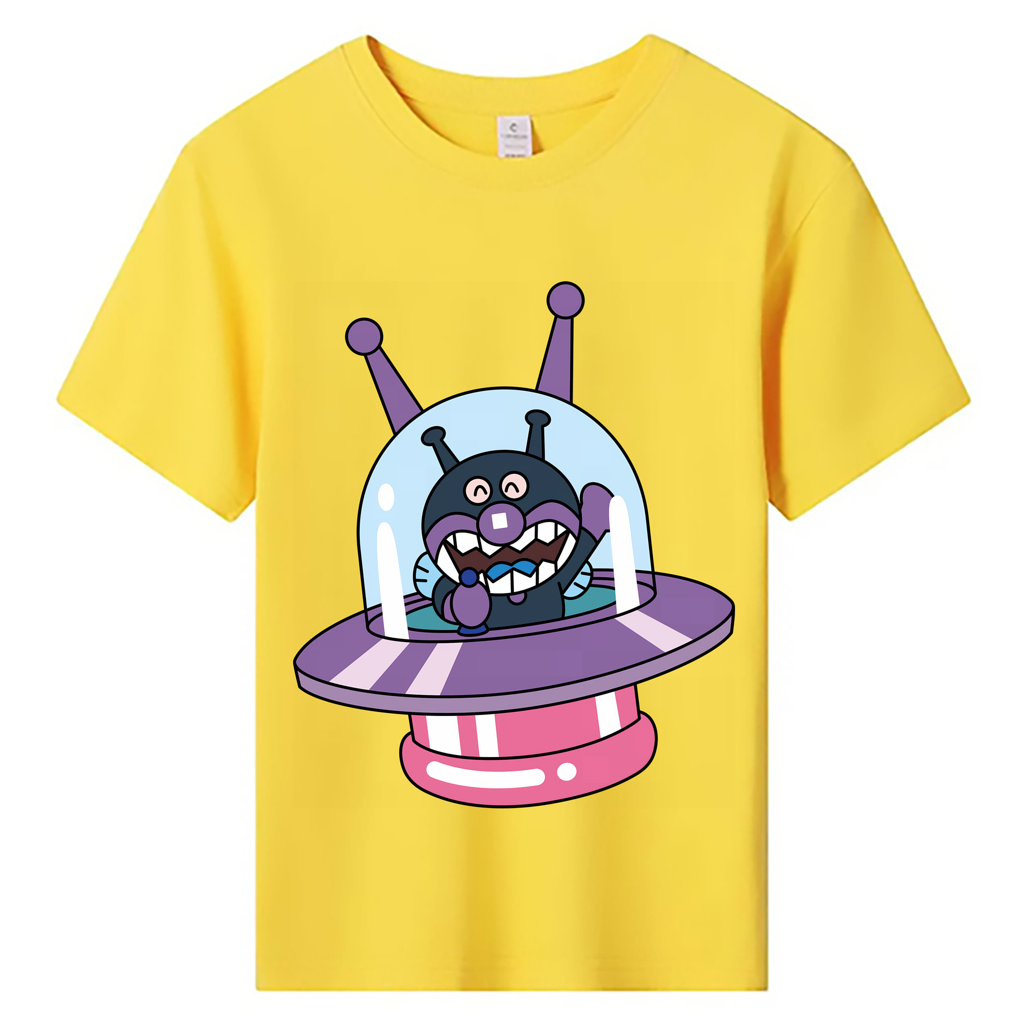 （画像用） アンパンマン Anpanman 綿100％キッズTシャツ（フロントプリント）