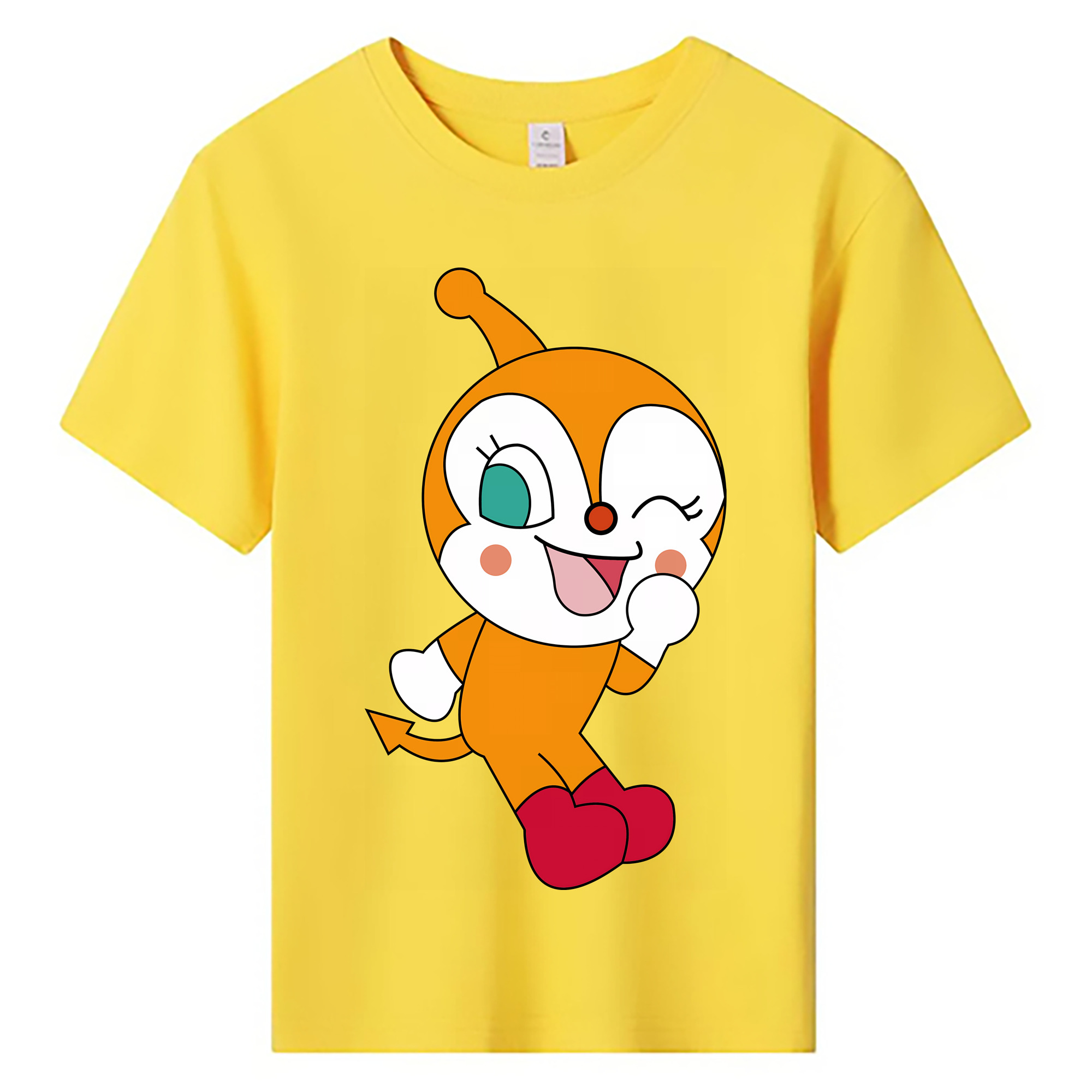 （画像用） アンパンマン Anpanman 綿100％キッズTシャツ（フロントプリント）