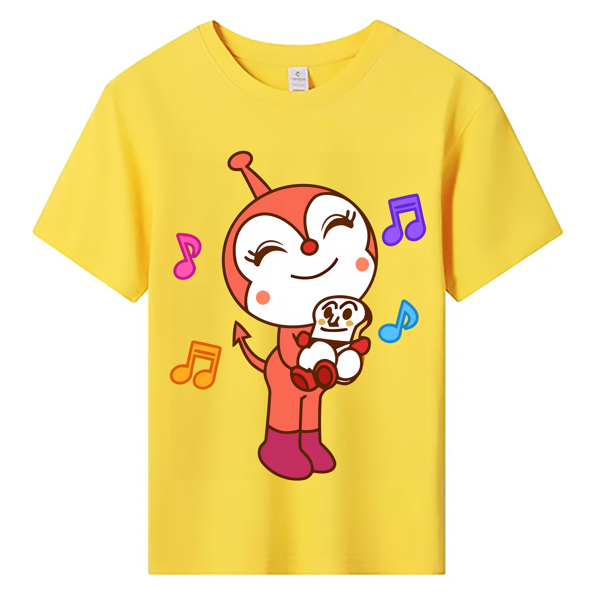 （画像用） アンパンマン Anpanman 綿100％キッズTシャツ（フロントプリント）